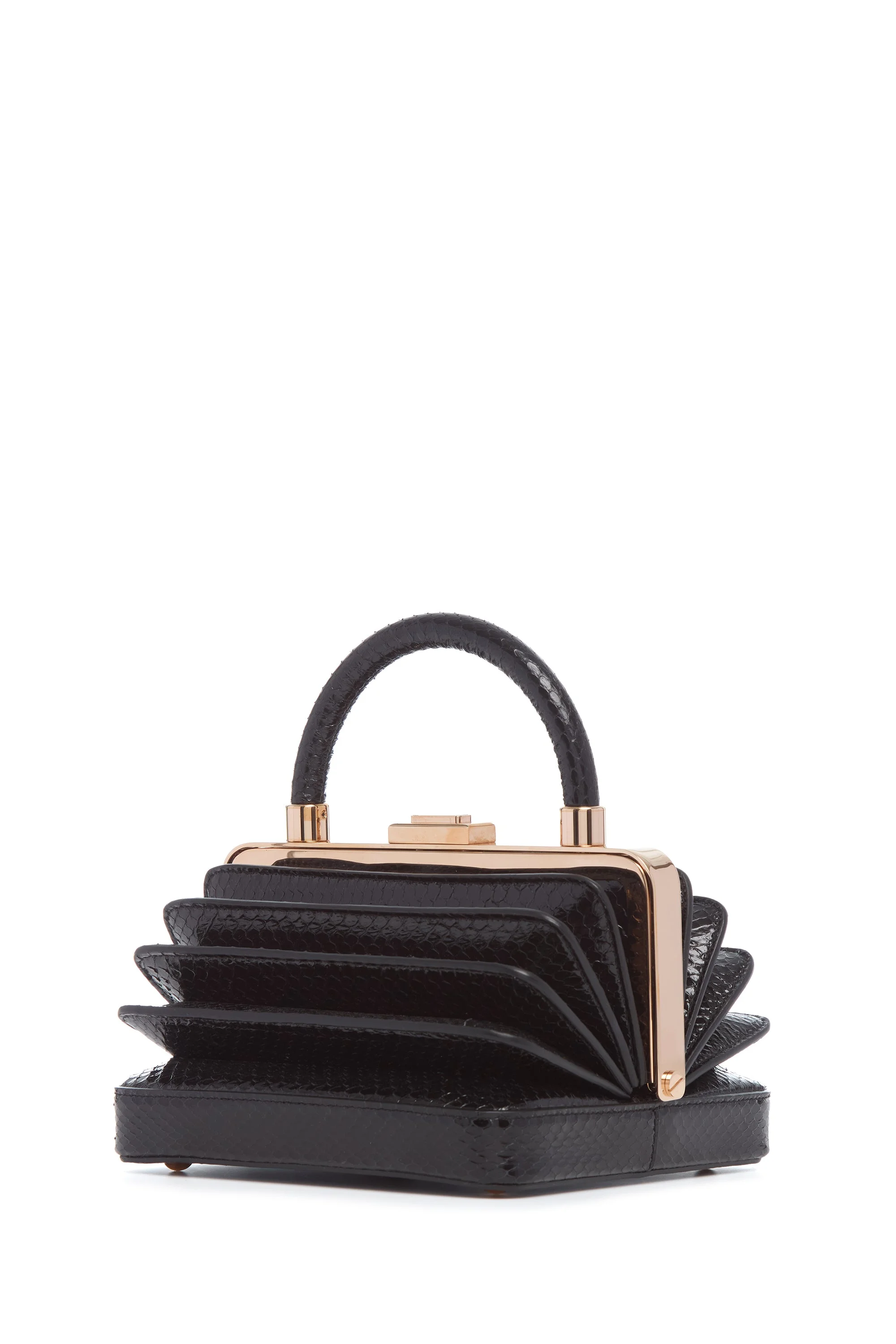 Diana Bag in Black Snakeskin - 1