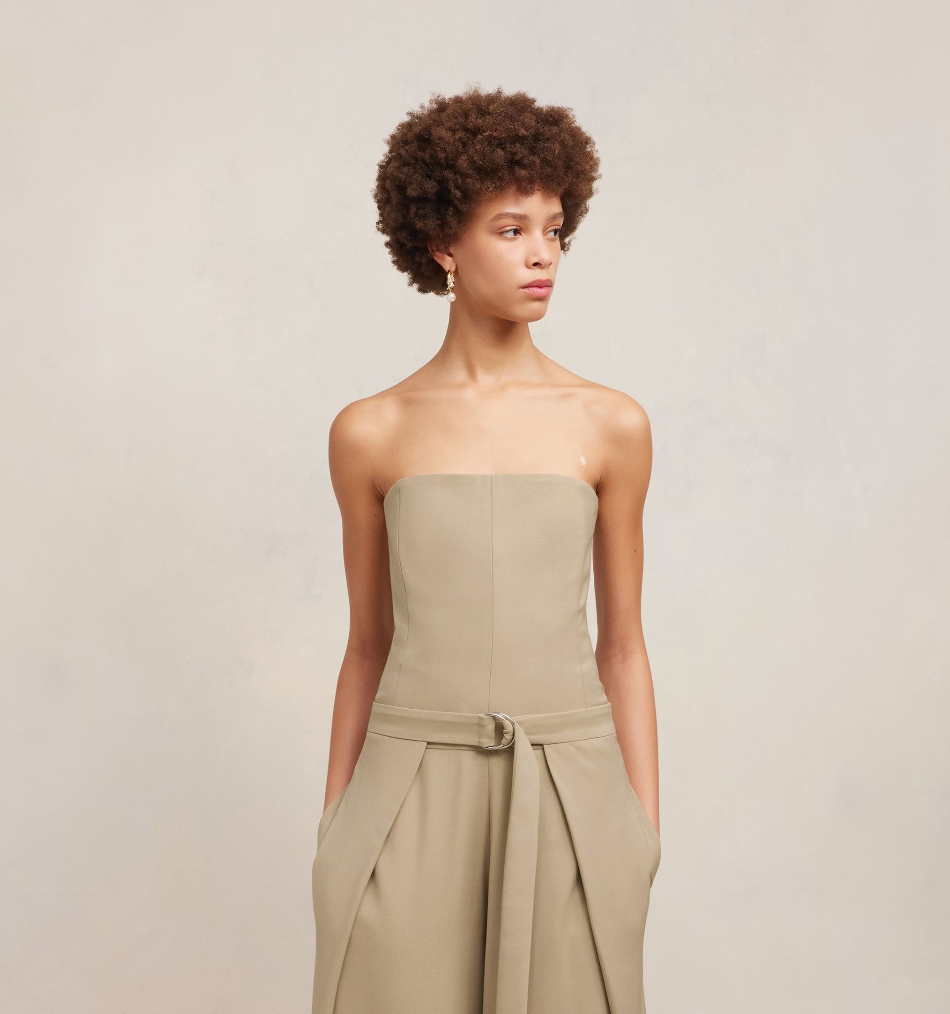 Jumpsuit With Floating Panels - 2