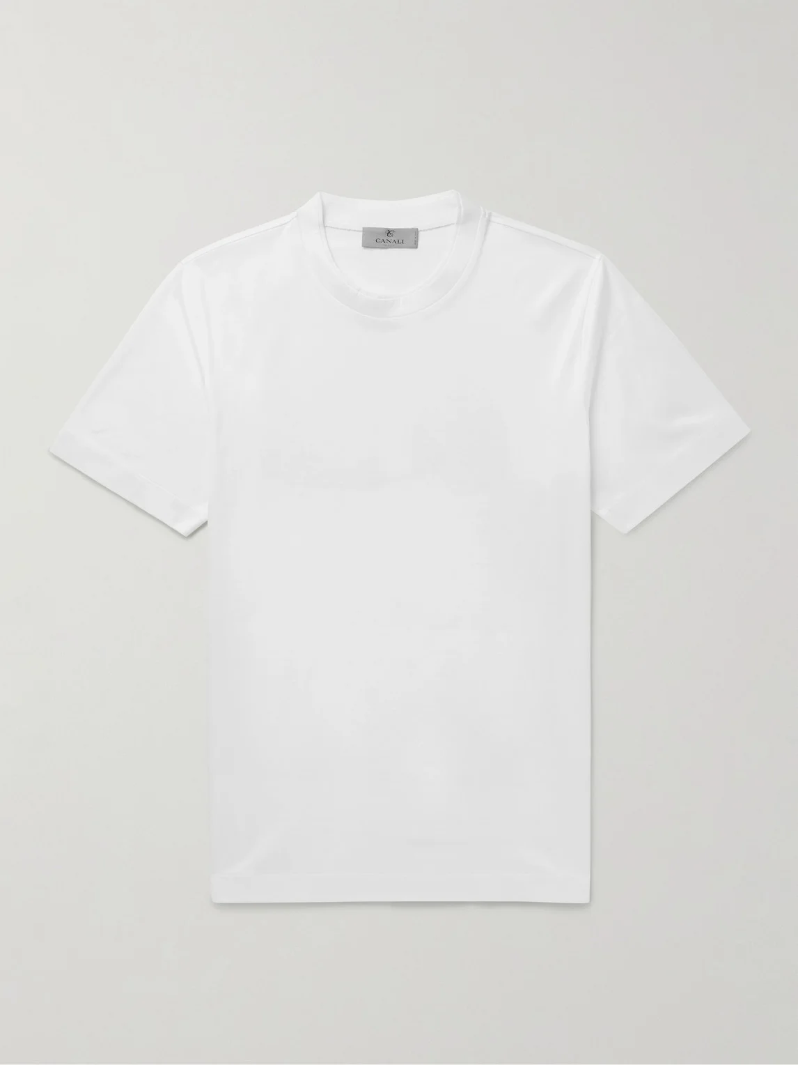 Slim-Fit Mercerised Cotton-Jersey T-Shirt - 1