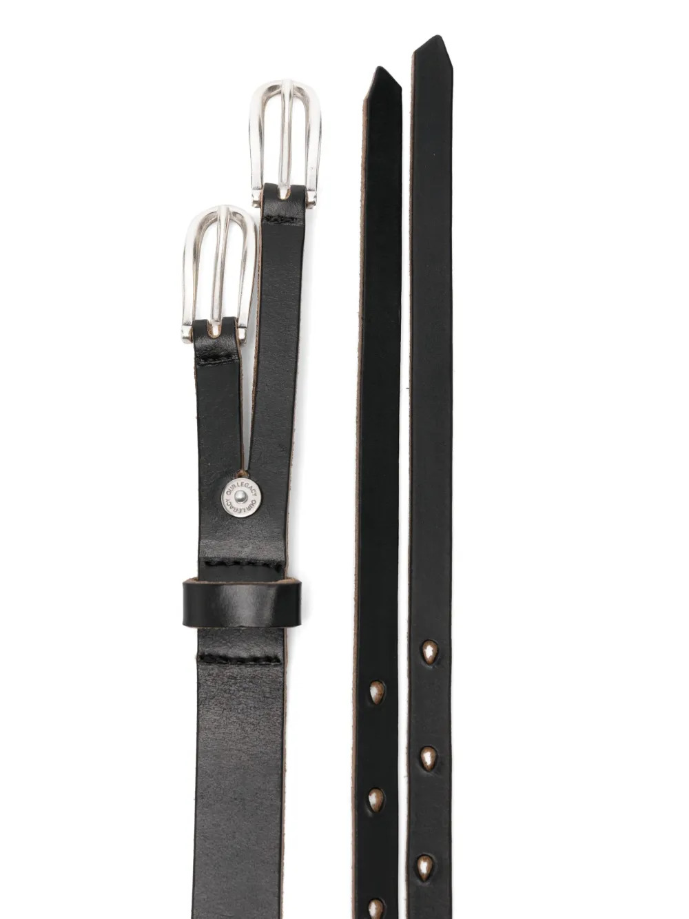OUR LEGACY - Men Twin Tongue Belt - 2