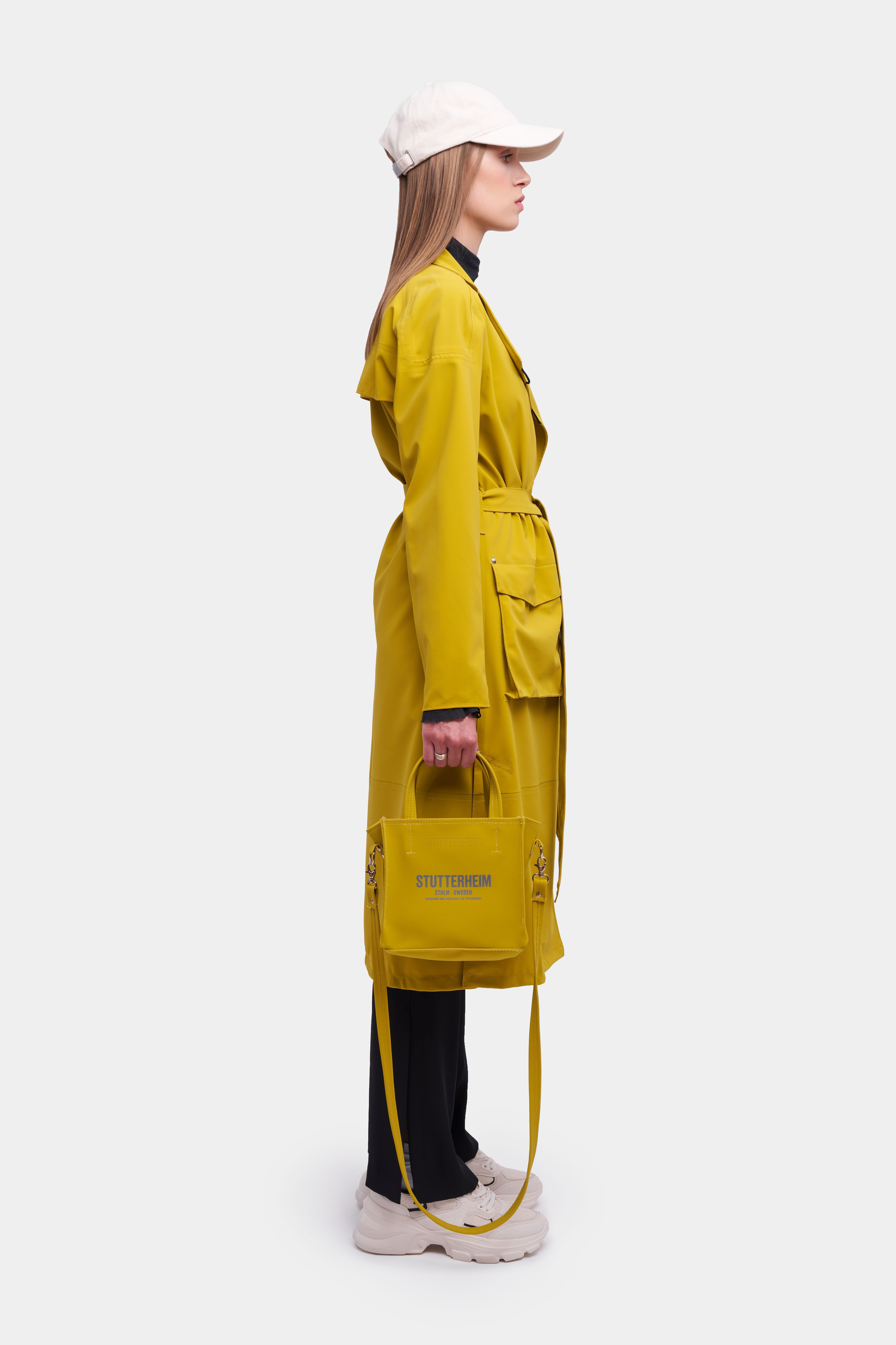 Kista Matte Trench Coat Gold - 3