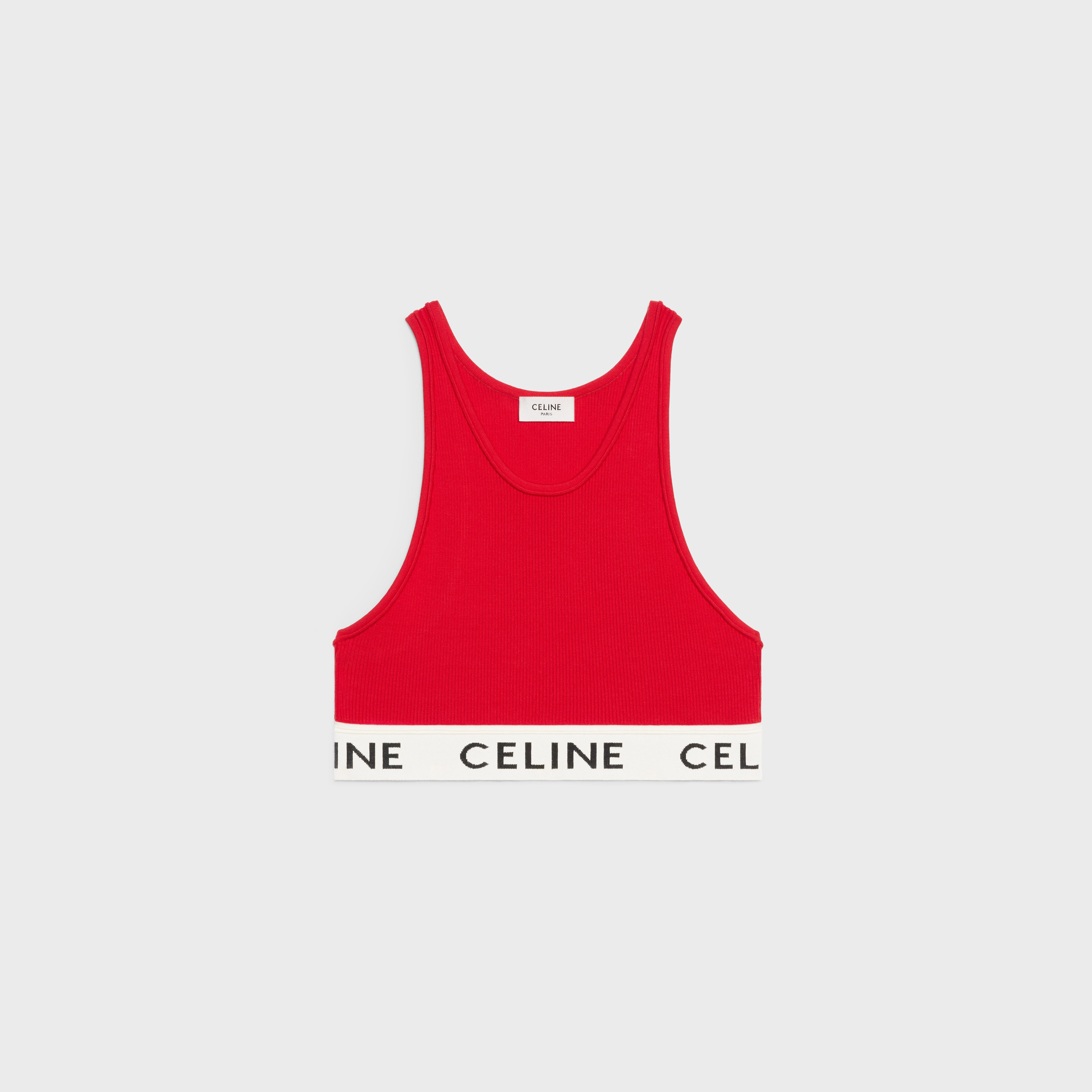 CELINE ATHLETIC KNIT BRA TOP - 1