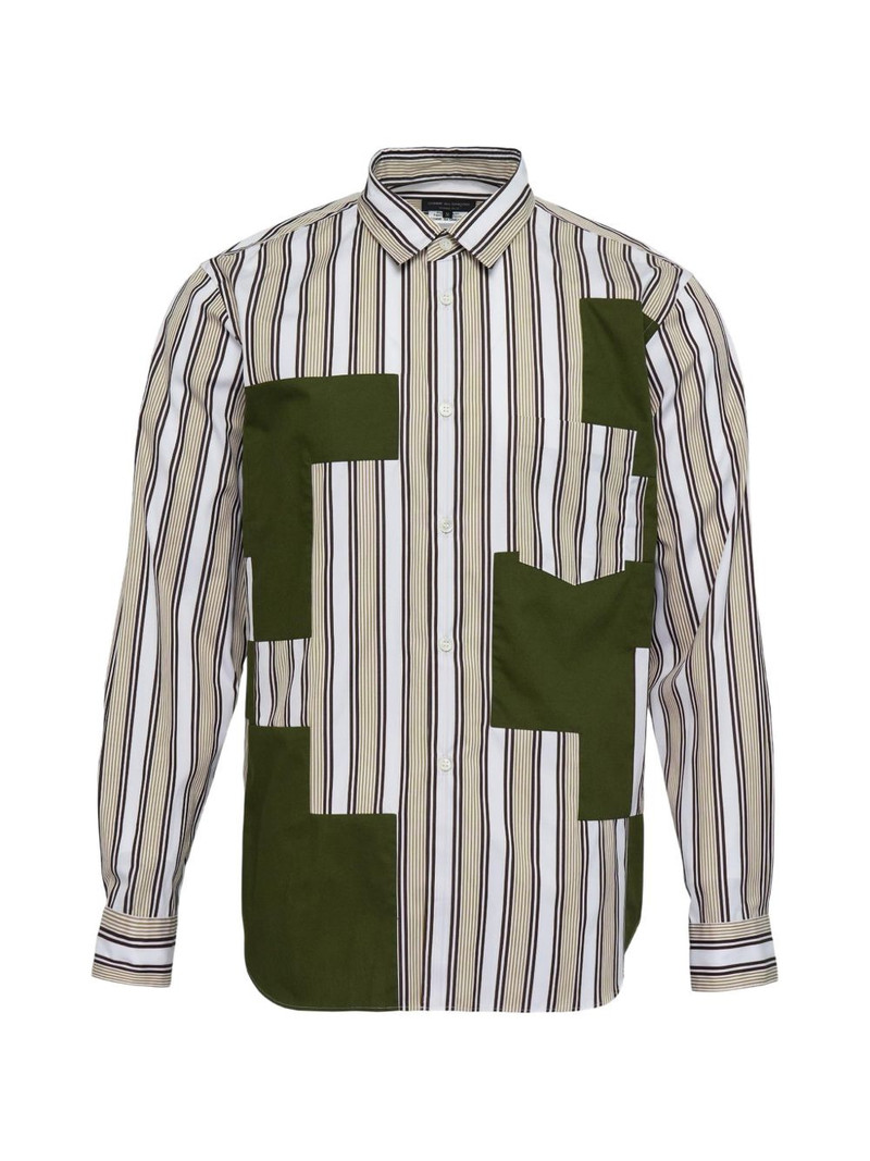 striped-pattern shirt 1