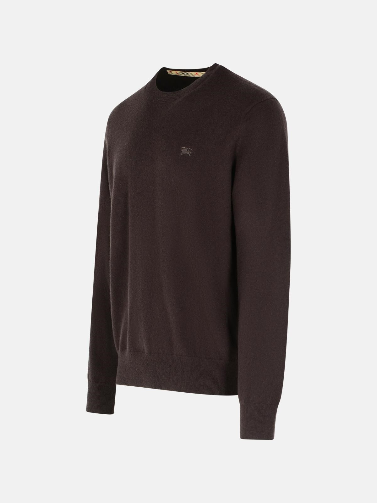 BROWN CASHMERE SWEATER - 2