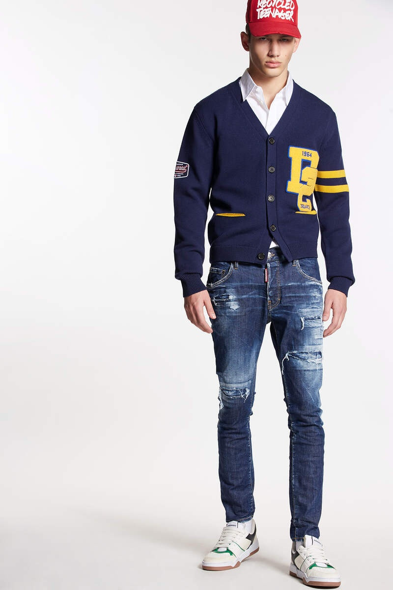 DARK RIPPED WASH 슈퍼 트윈 KY JEANS - 1