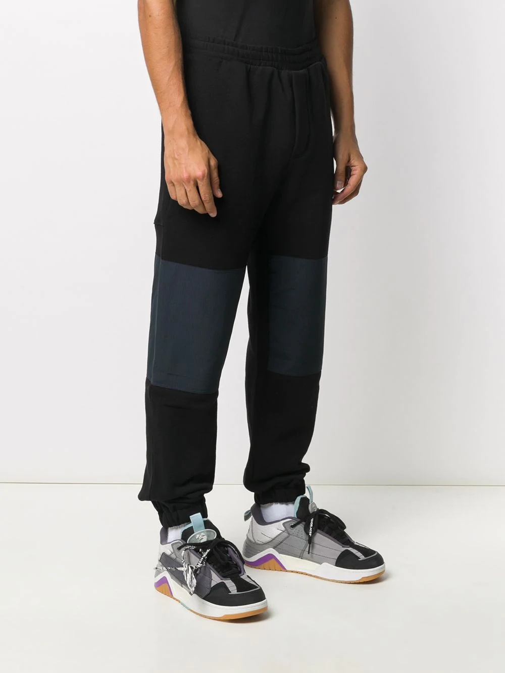 panelled track pants - 3