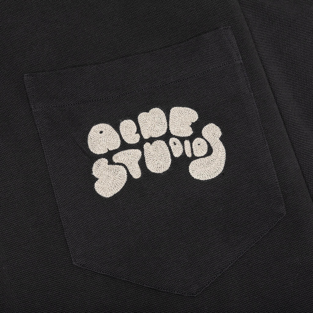 BUBBLE LOGO POLO T-SHIRT - ANTHRACITE GREY - 3