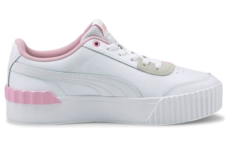 (WMNS) PUMA Carina Lift Casual Board Shoes White/Pink 373031-10 - 2