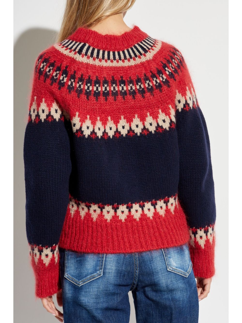 geometric-pattern sweater - 4