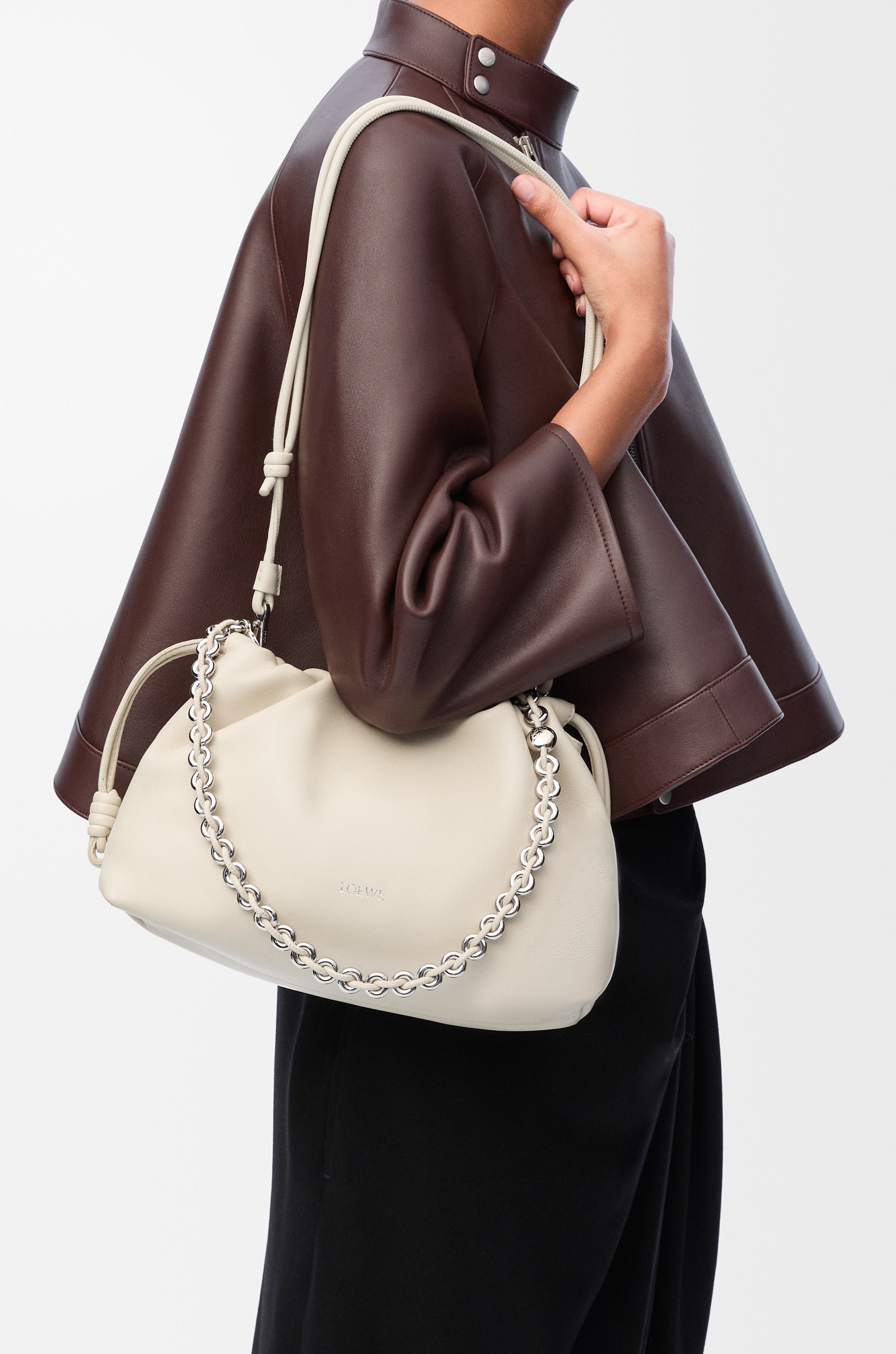 Flamenco Purse bag in mellow nappa lambskin - 3