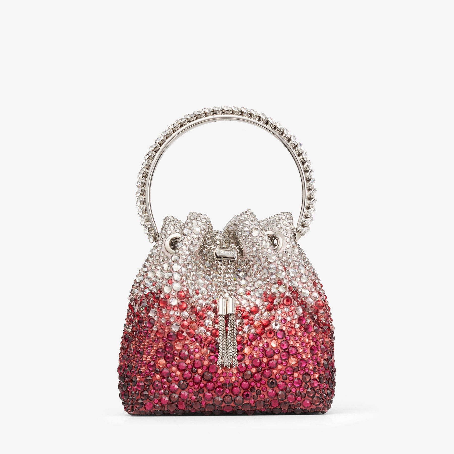 Bon Bon
Silver And Red Satin Bag with Crystals - 1