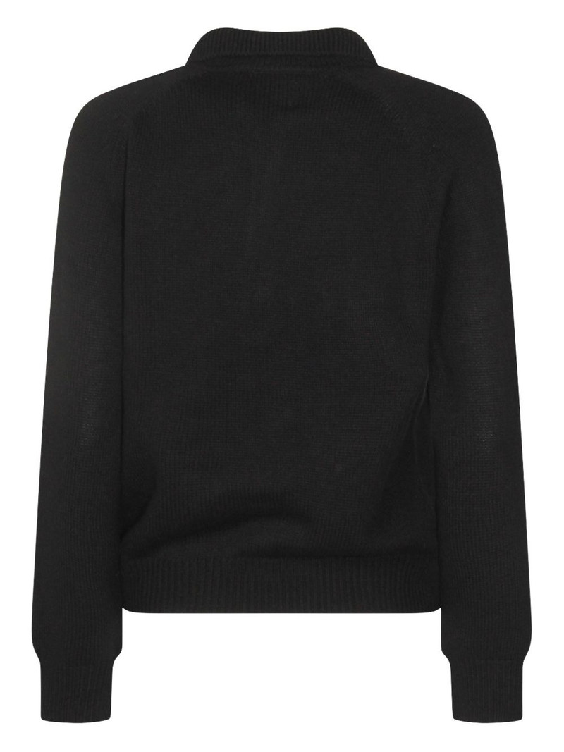 Allude polo-neck patch-pocket sweater outlook