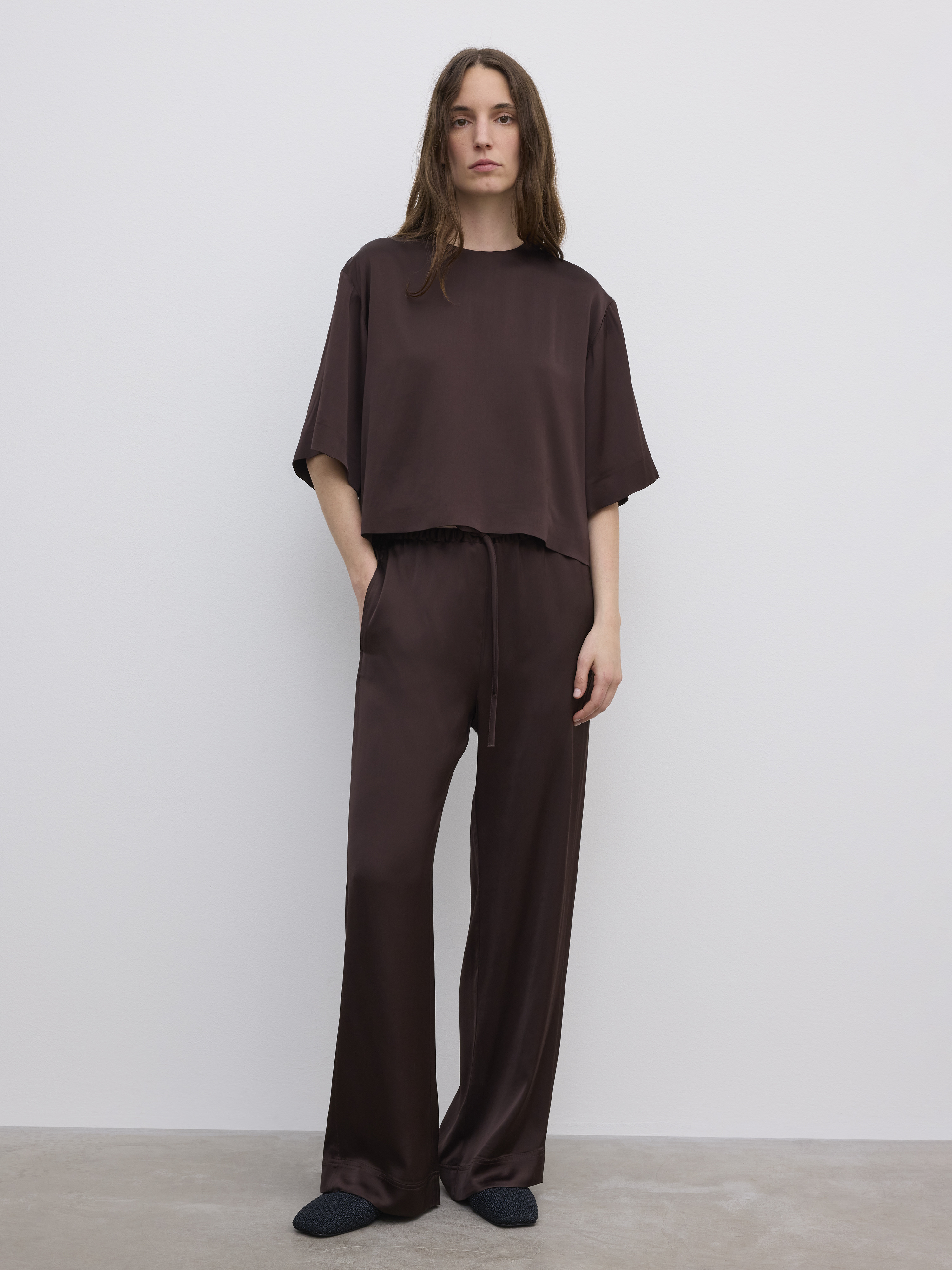 Woven Fluid T-Shirt - 3