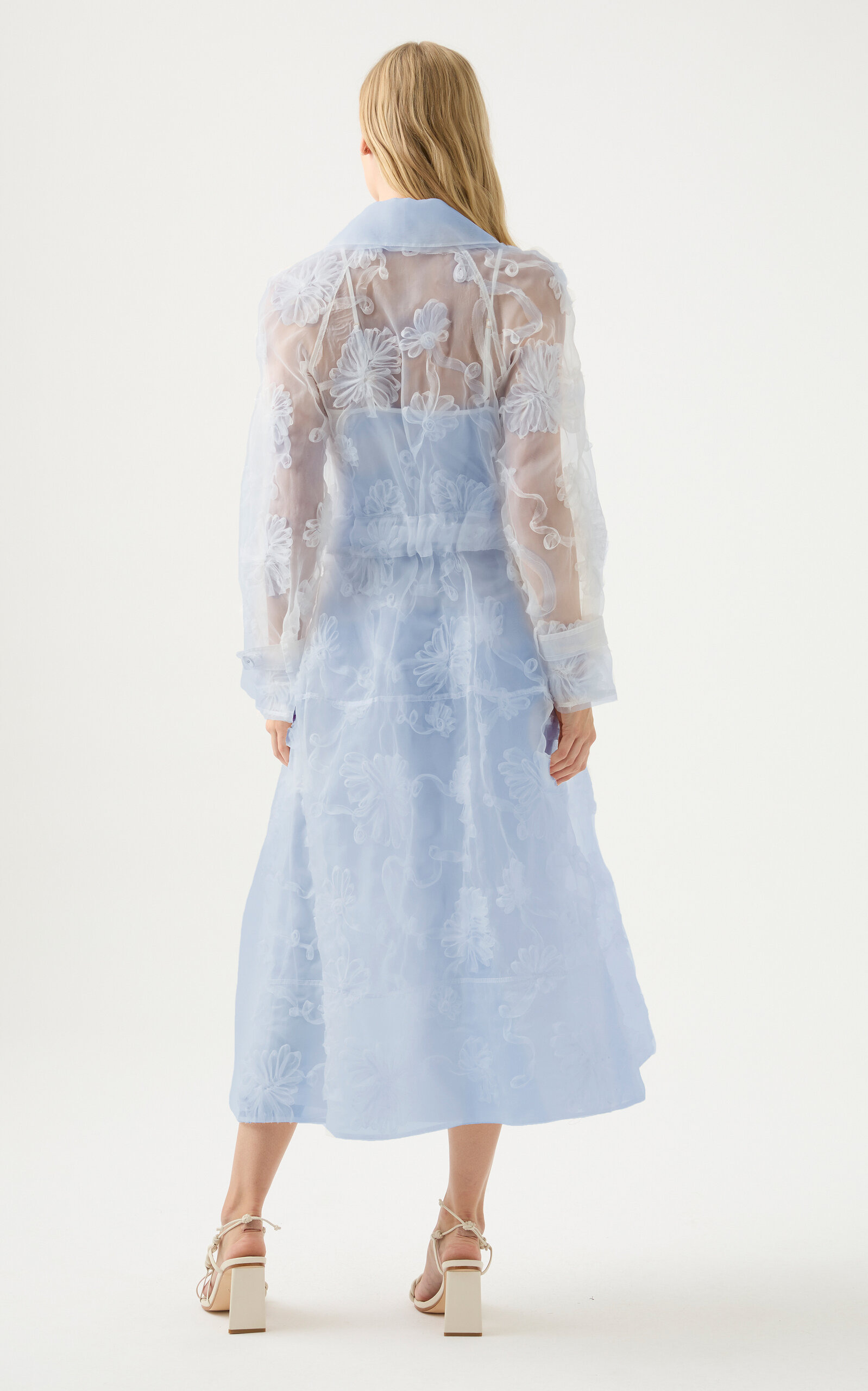 Ursula Trench Coat Dress blue - 6