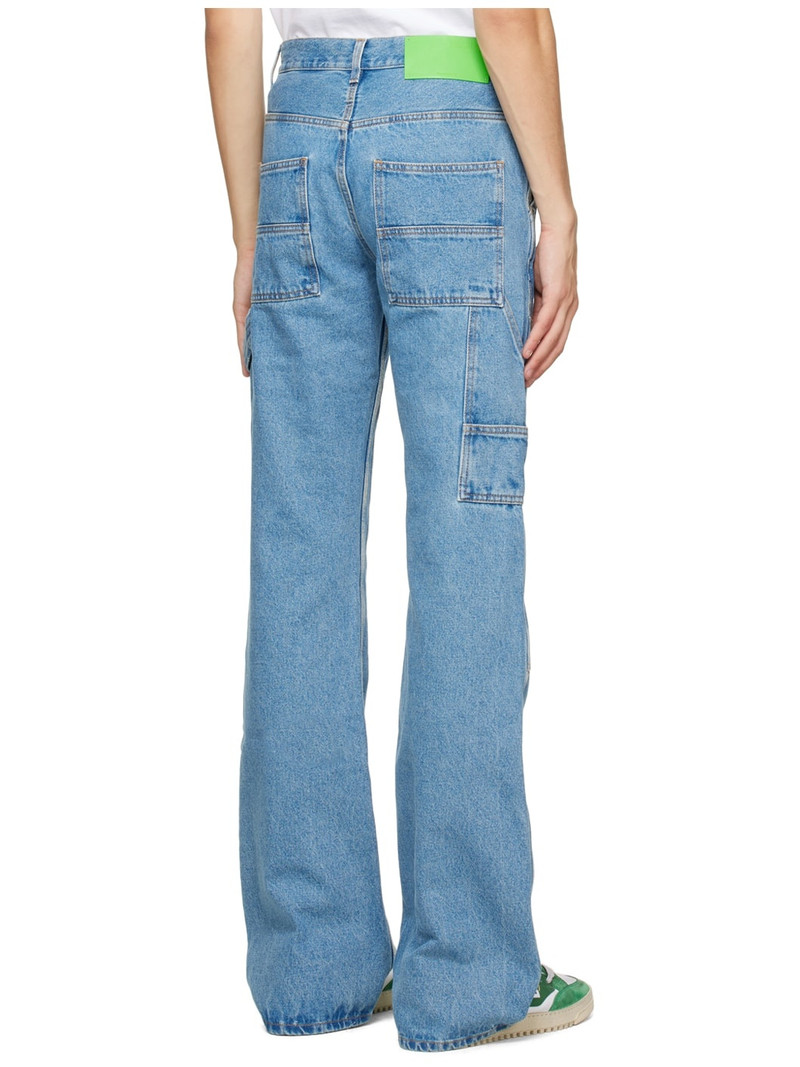 wide-leg panelled jeans 3