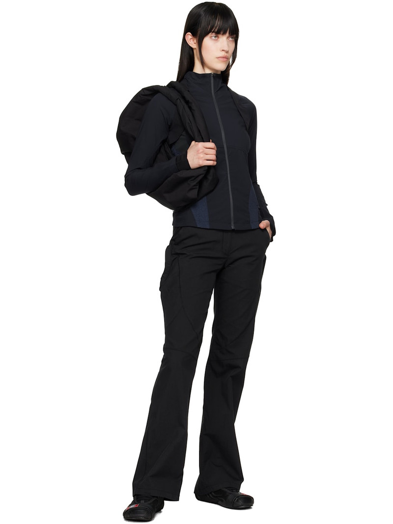 HYEIN SEO Navy & Black Paneled Windbreaker Jacket outlook