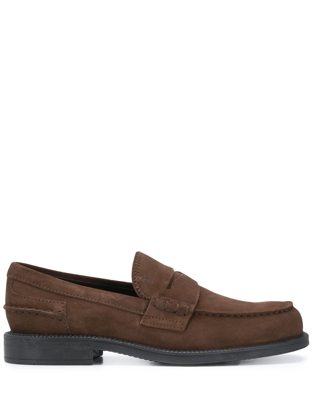 suede penny loafers - 1