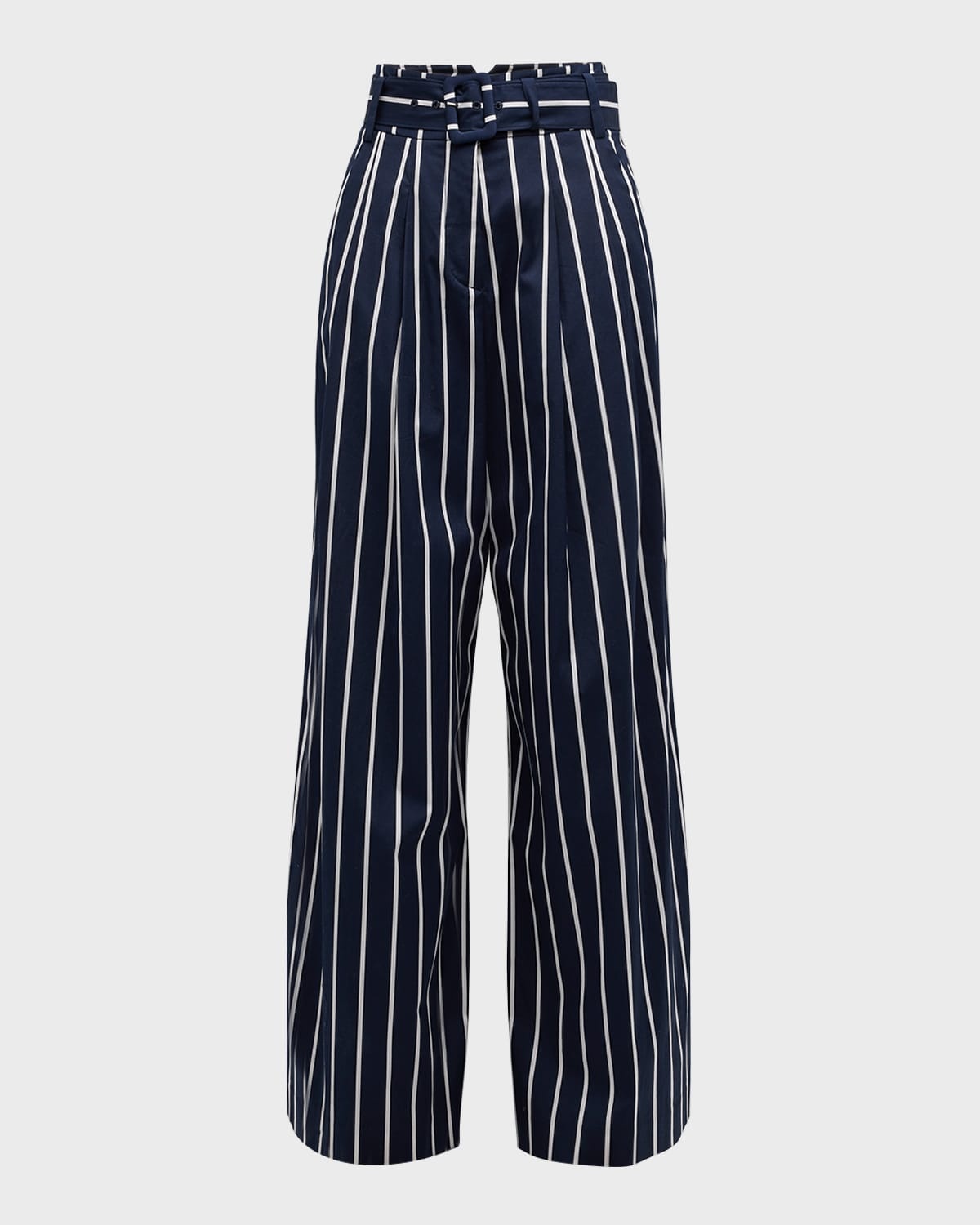 Maliyah Belted Stripe Pants - 1