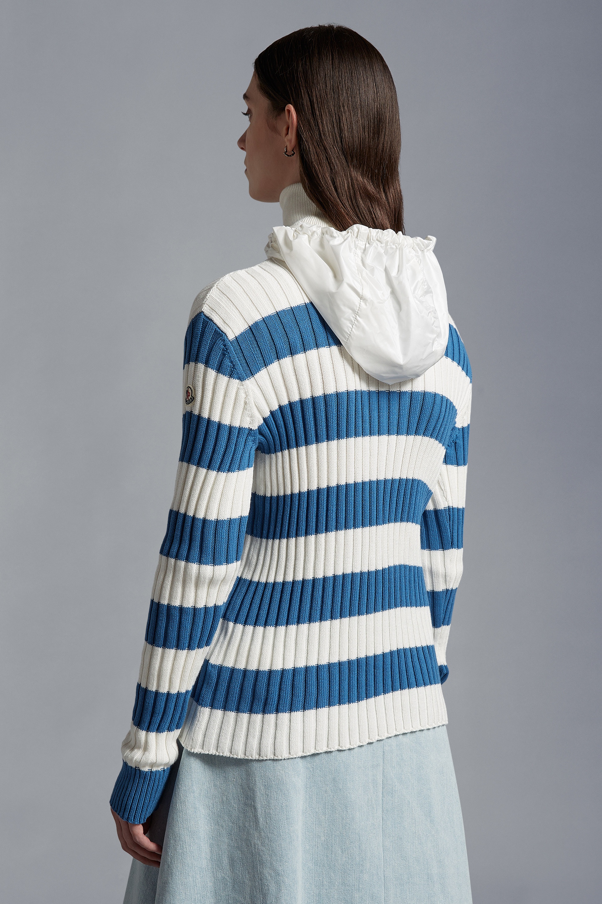 Hooded Cotton Sweater - 5