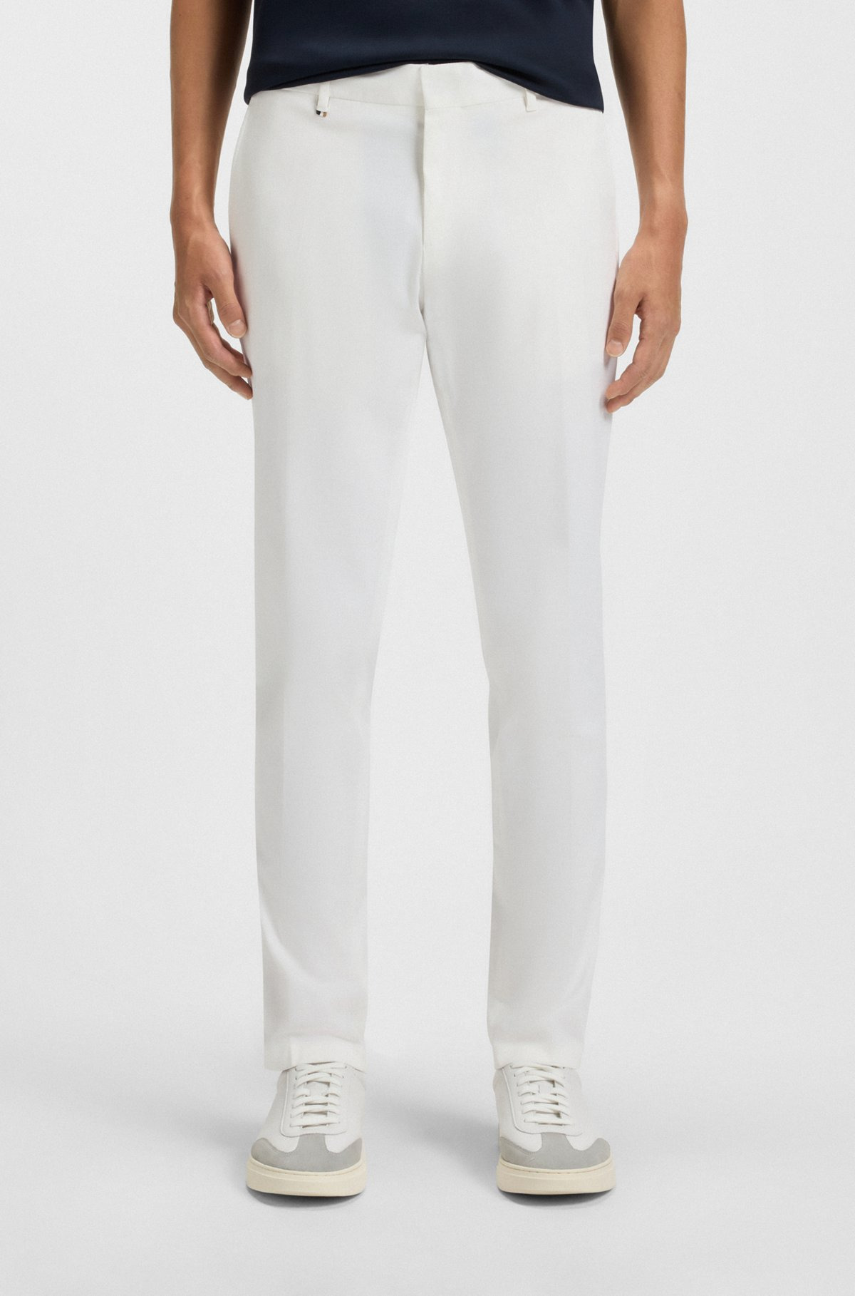 FORMAL TROUSERS IN COMFORT-STRETCH COTTON - 2