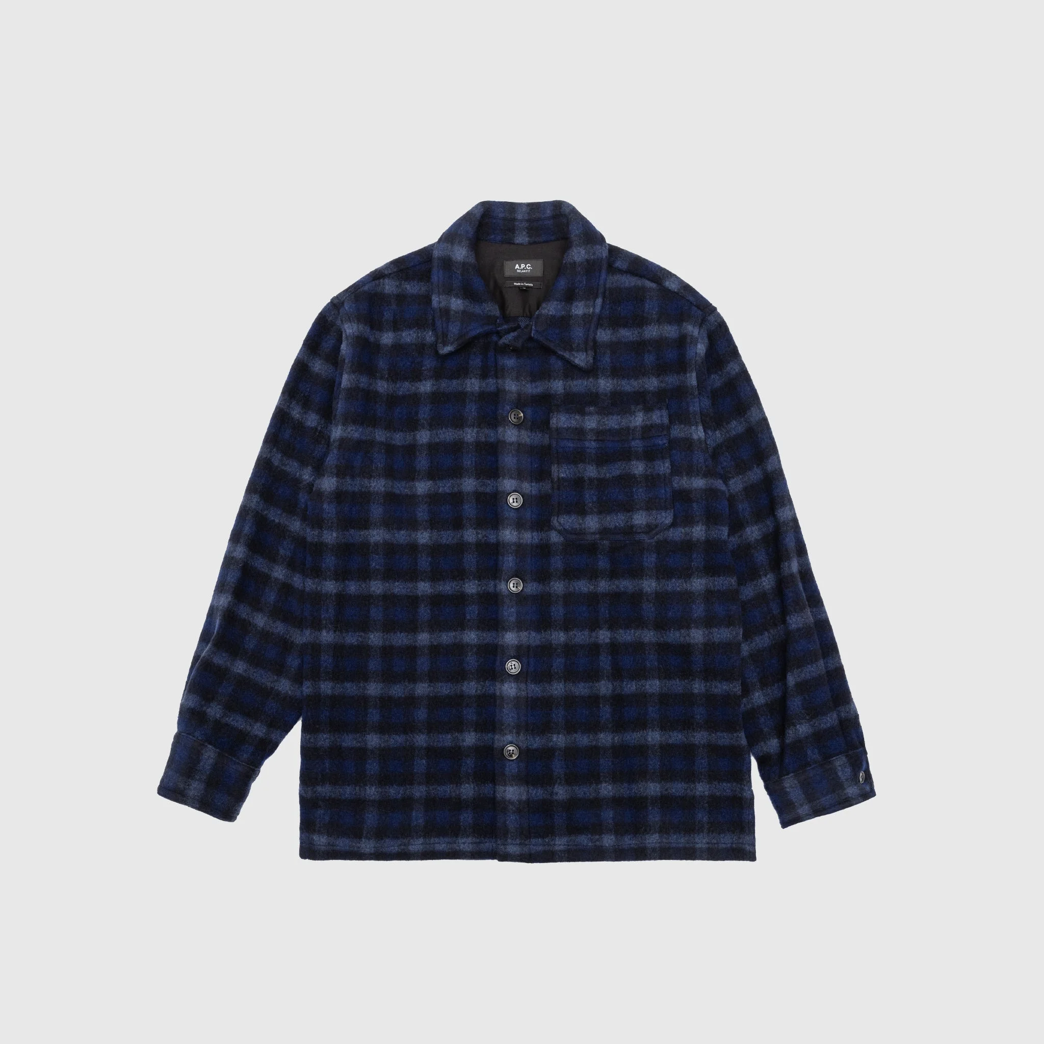STANLEY CHECK WOOL OVERSHIRT - 1