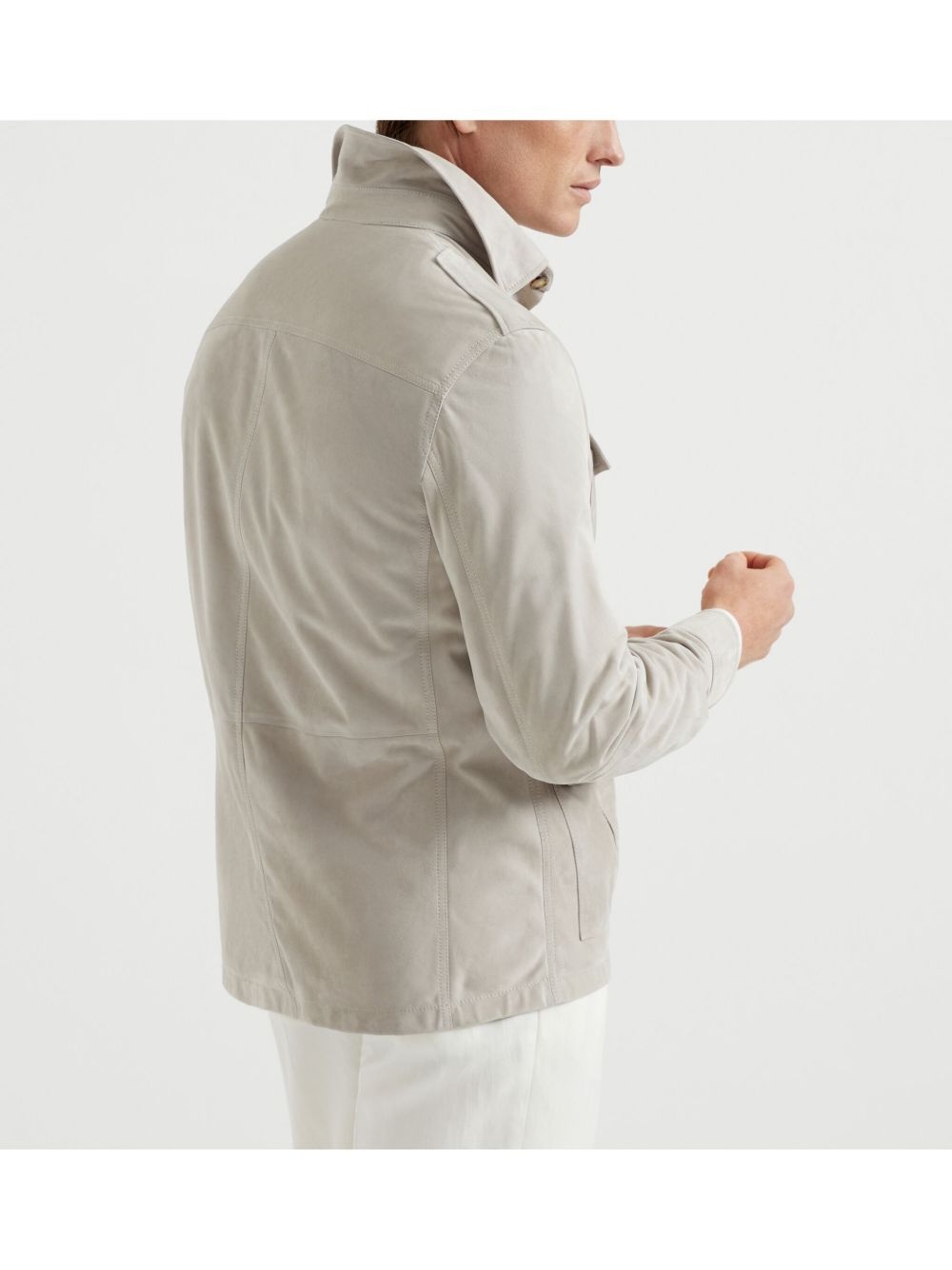 leather shirt jacket - 4
