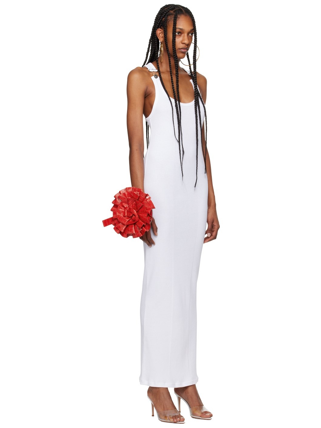 White 'The Strapped' Maxi Dress - 2