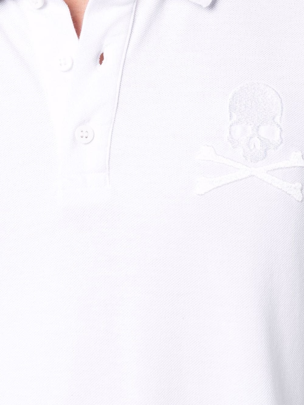 logo embroidered polo shirt - 5