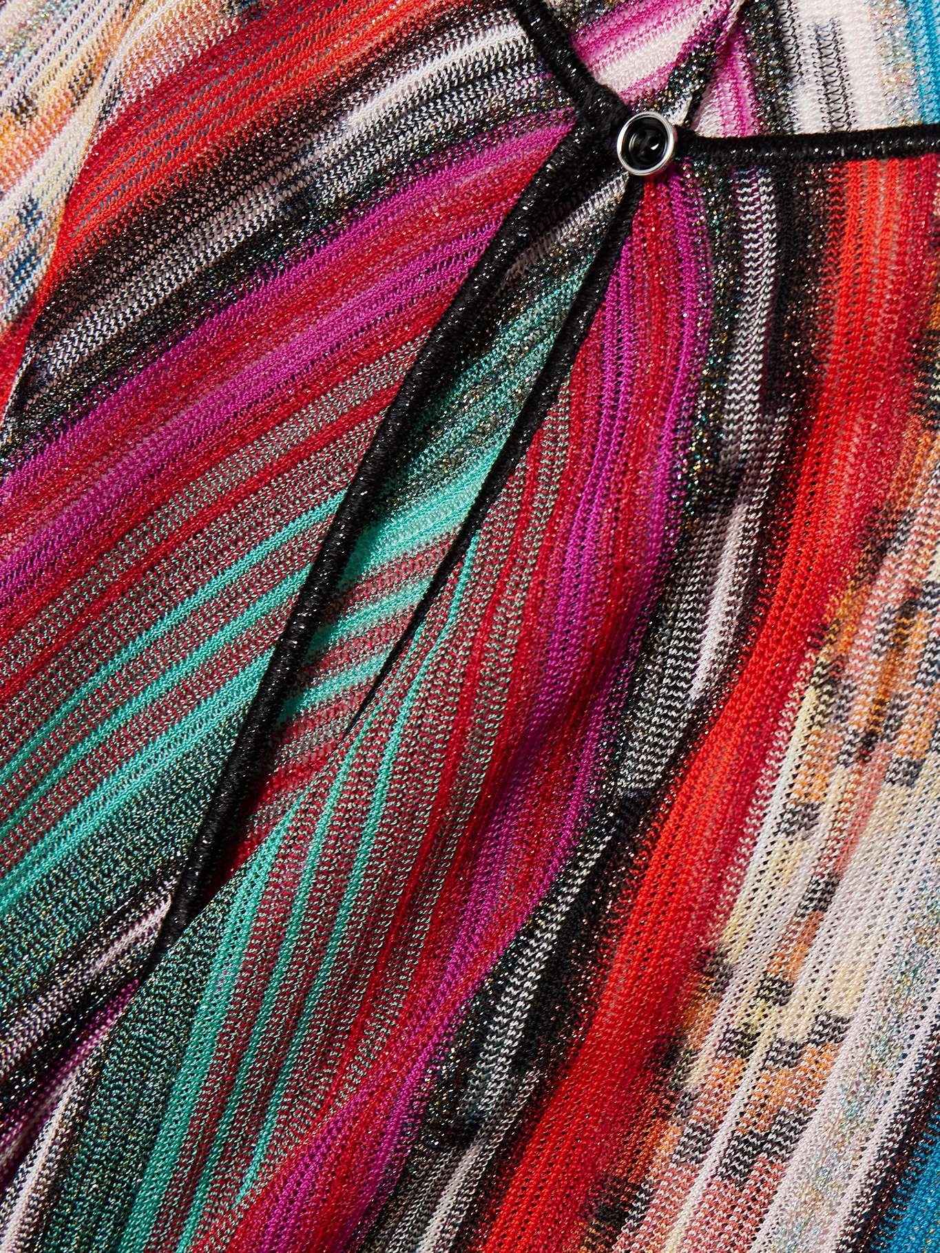 【MISSONI】ストライプ crochet-knit coverup MISSONI Mare striped metallic crochet-knit coverup | NET-A