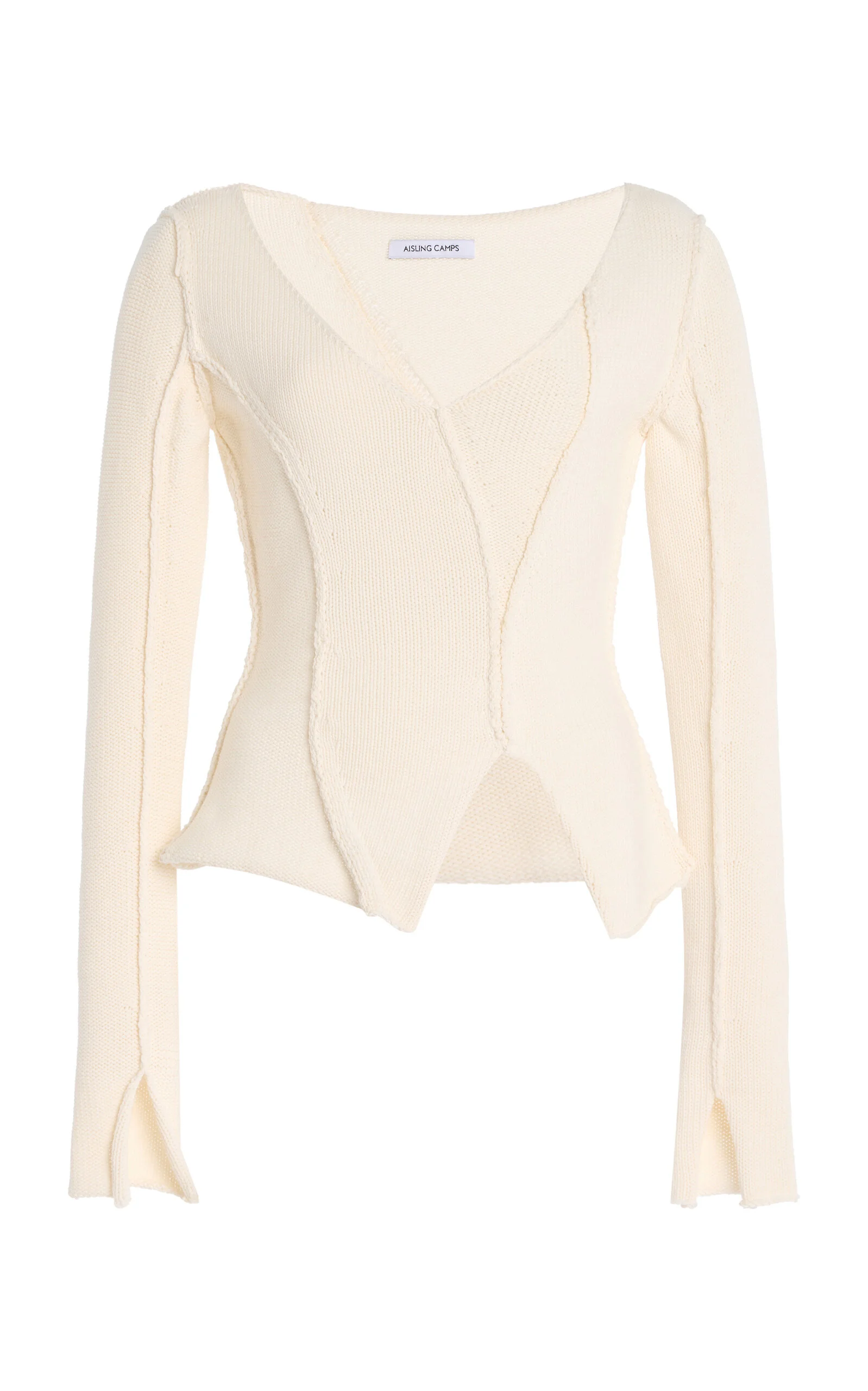 Eddy Cotton-Blend Sweater ivory - 1