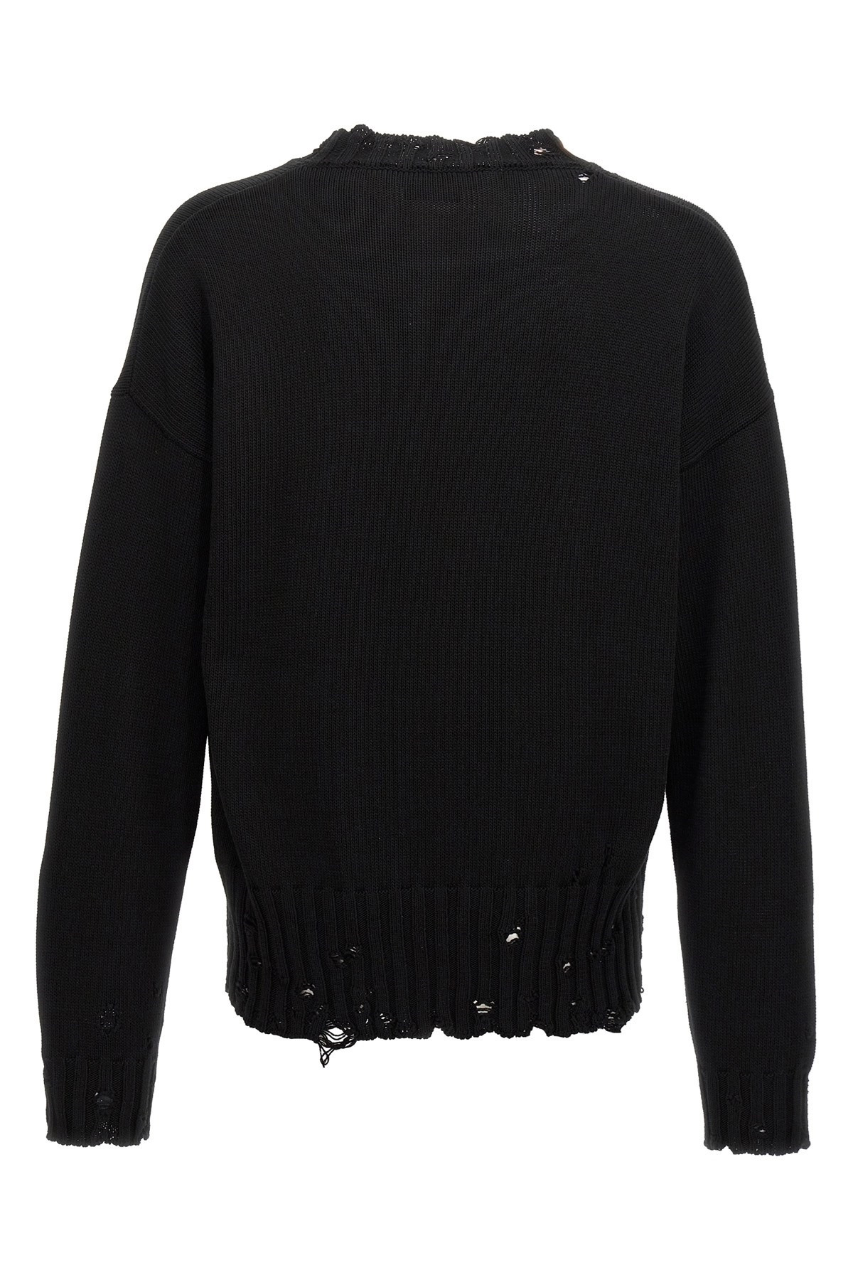 Destroyed effect sweater - 3