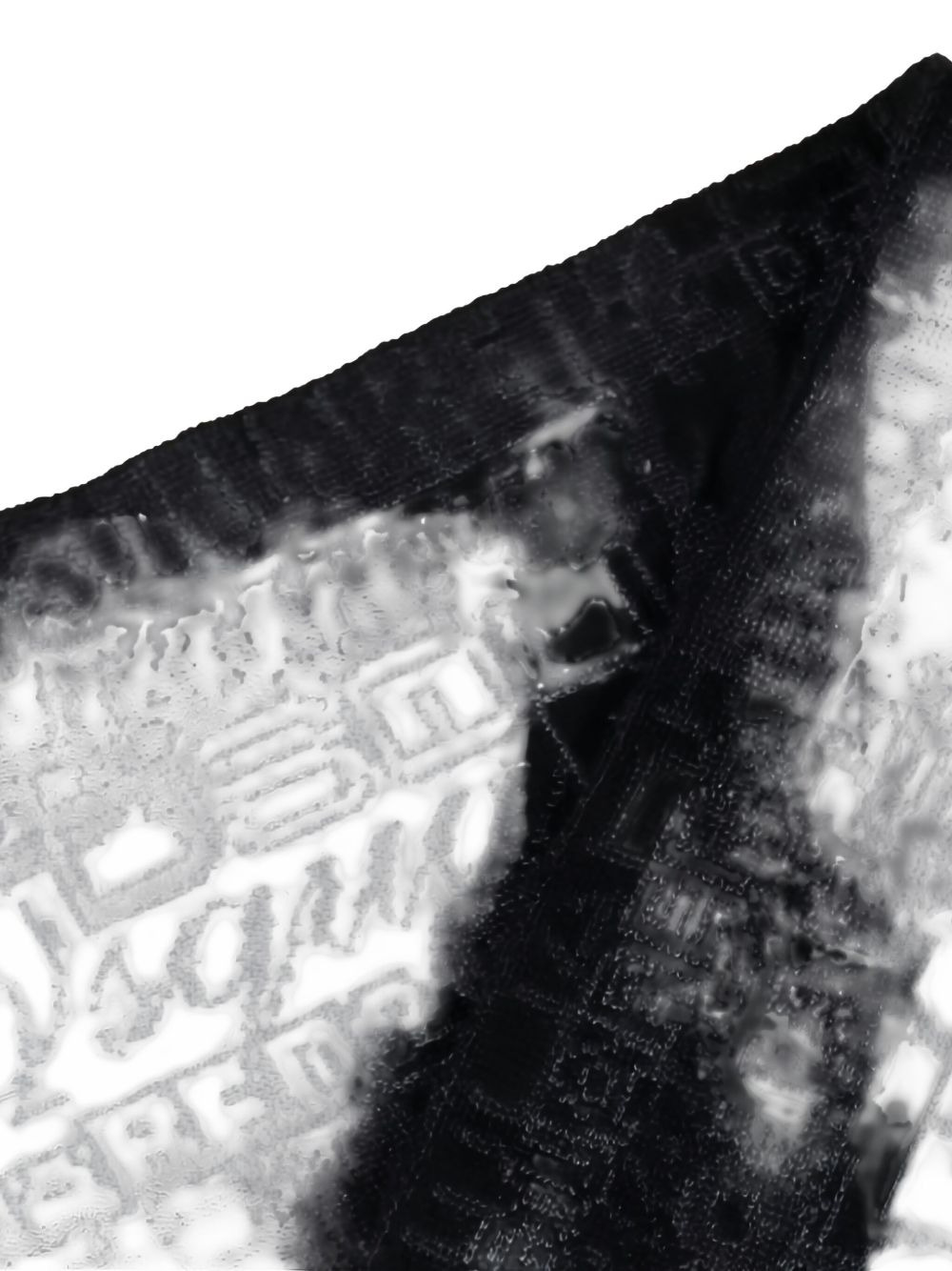 jacquard-logo scarf - 2