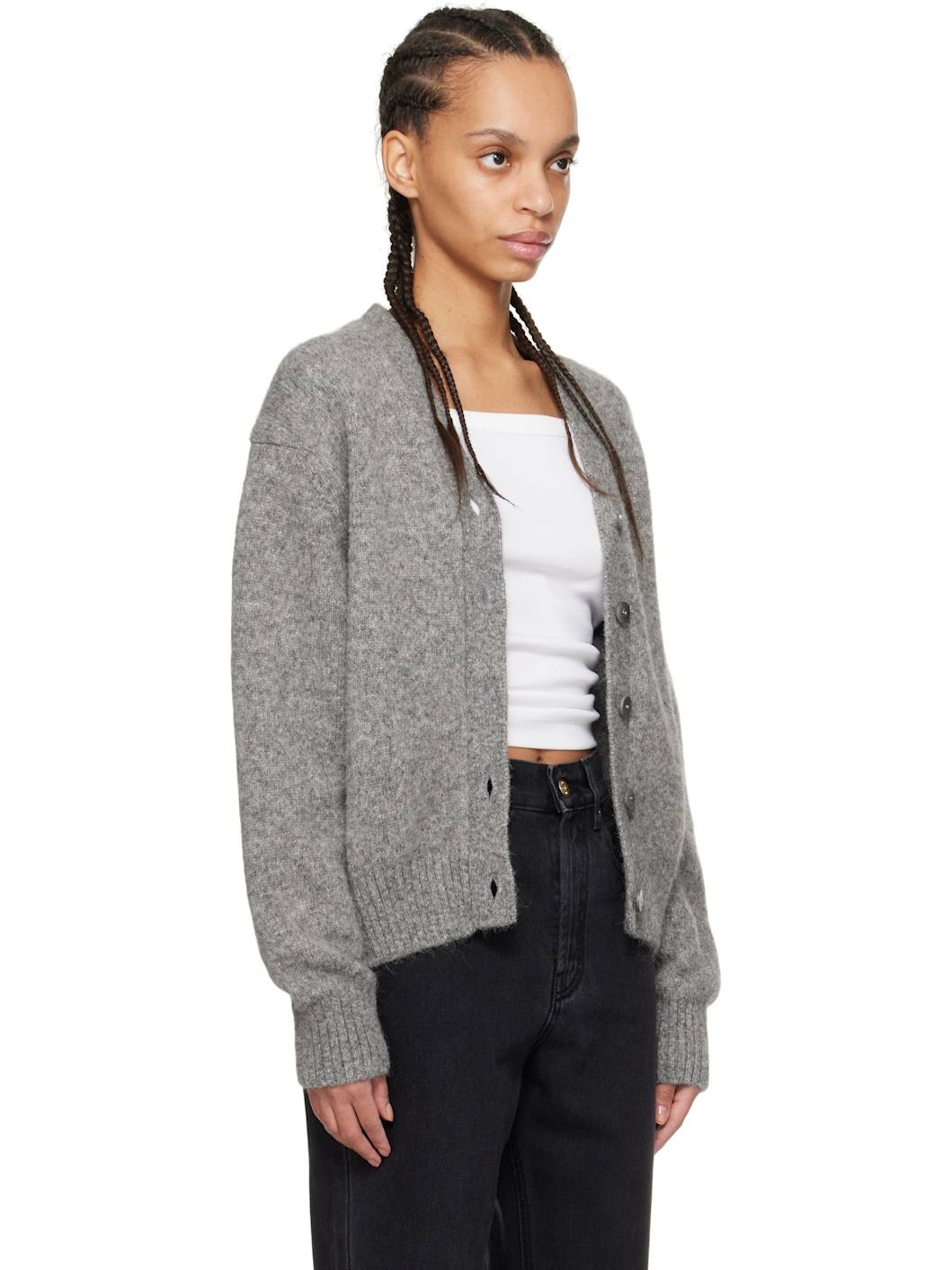 Gray 'The Jacquemus' Cardigan - 2