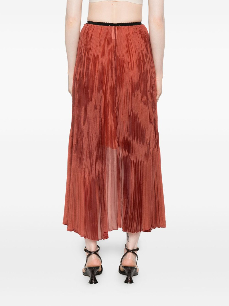 pleated asymmetric skirt 4