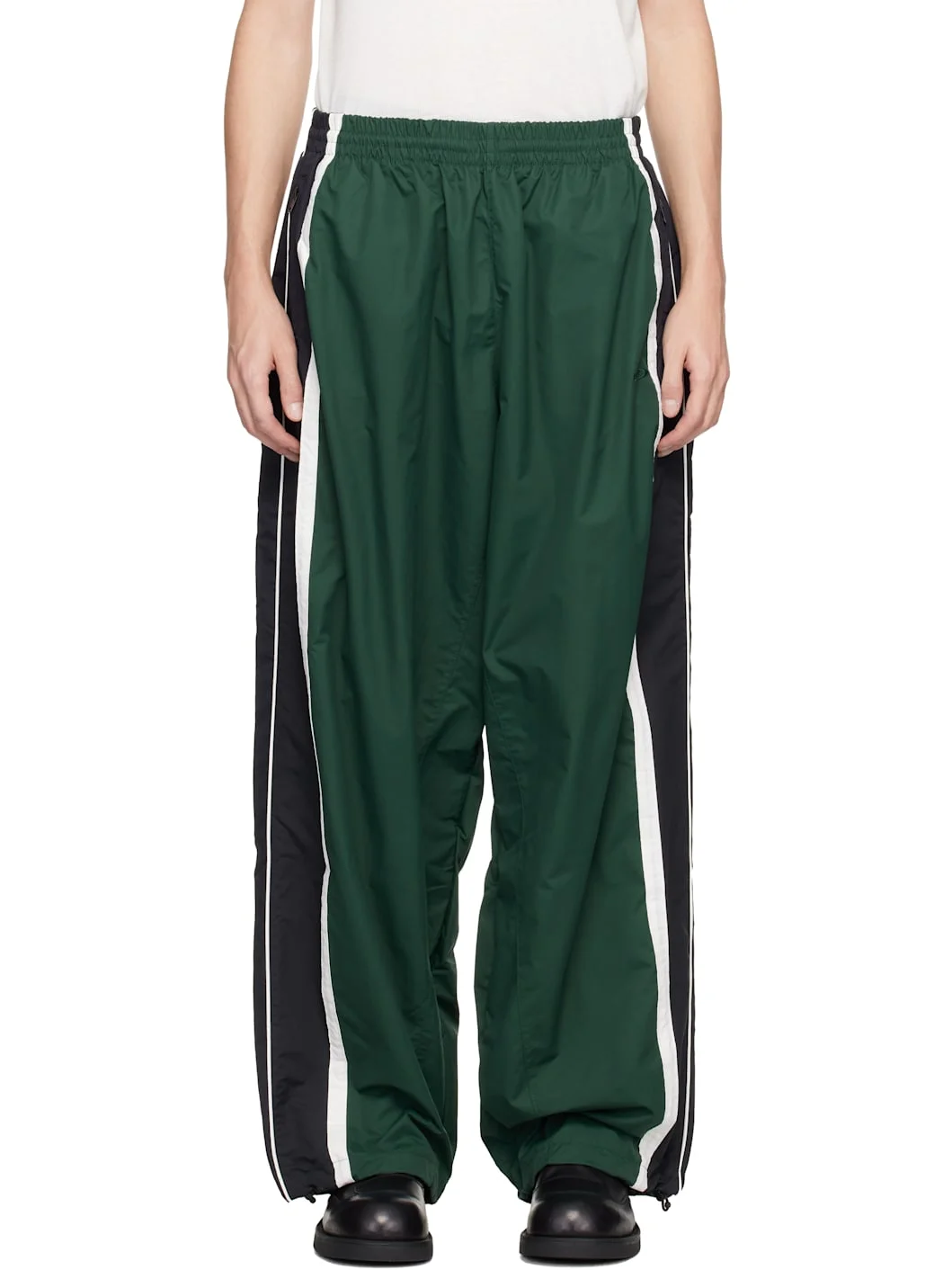 Green Iconic Tracksuit Track Pants - 1