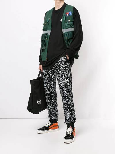 Marcelo Burlon County Of Milan scribble print track pants outlook