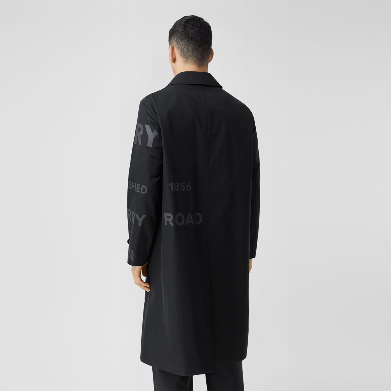 Horseferry Print Cotton Gabardine Car Coat - 4