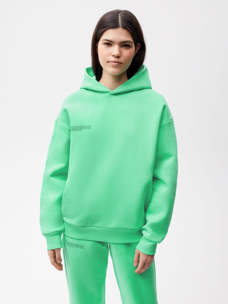 PANGAIA Womens 365 Heavyweight Hoodie - Spearmint Green outlook