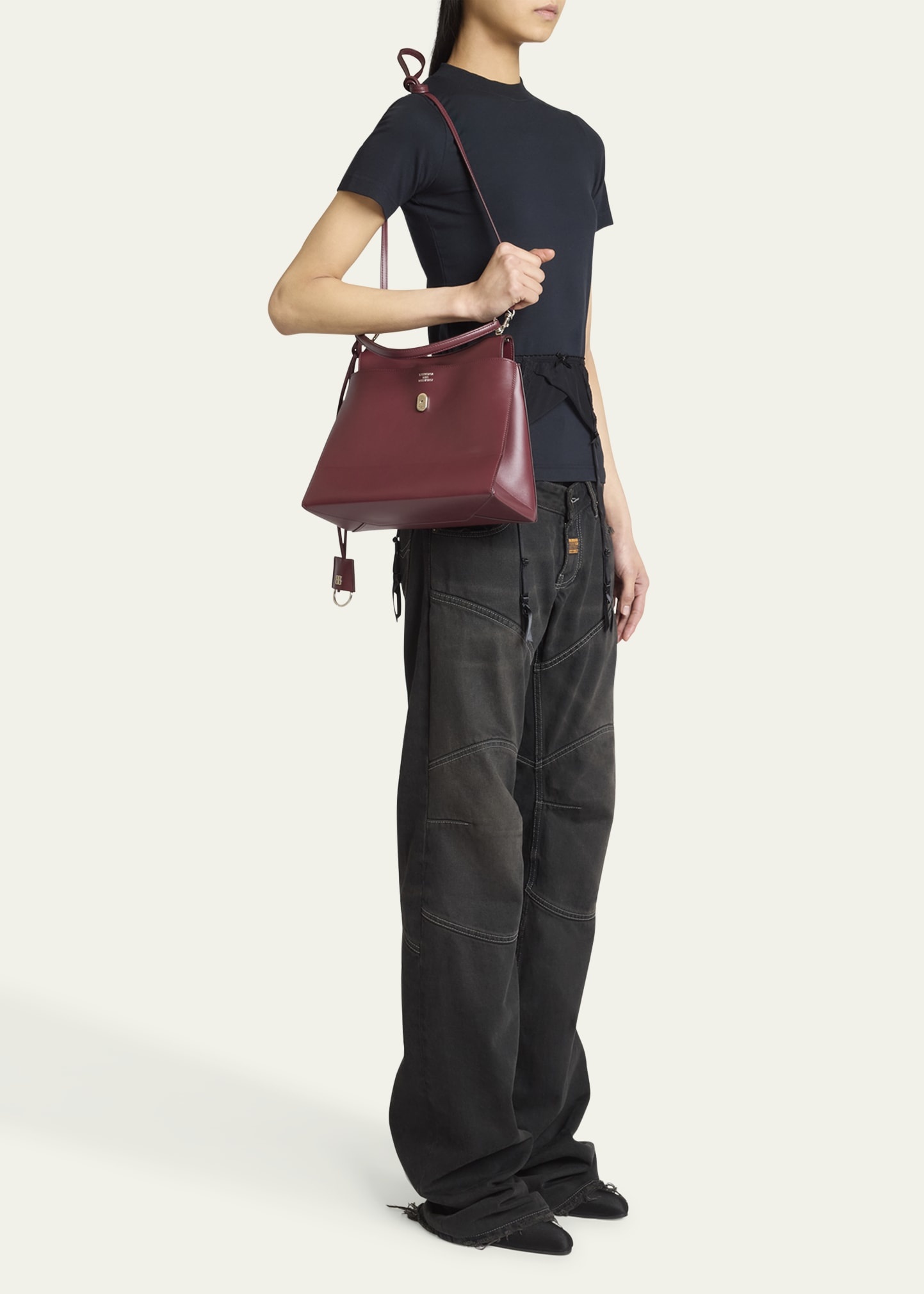 Nano Smooth Leather Top-Handle Bag - 6