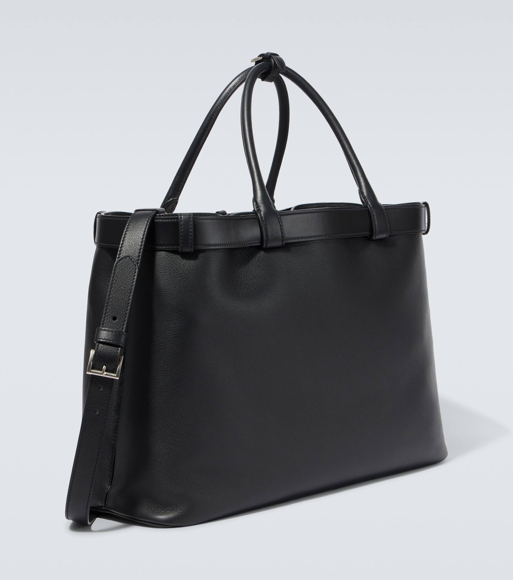 Prada Buckle leather tote bag - 5