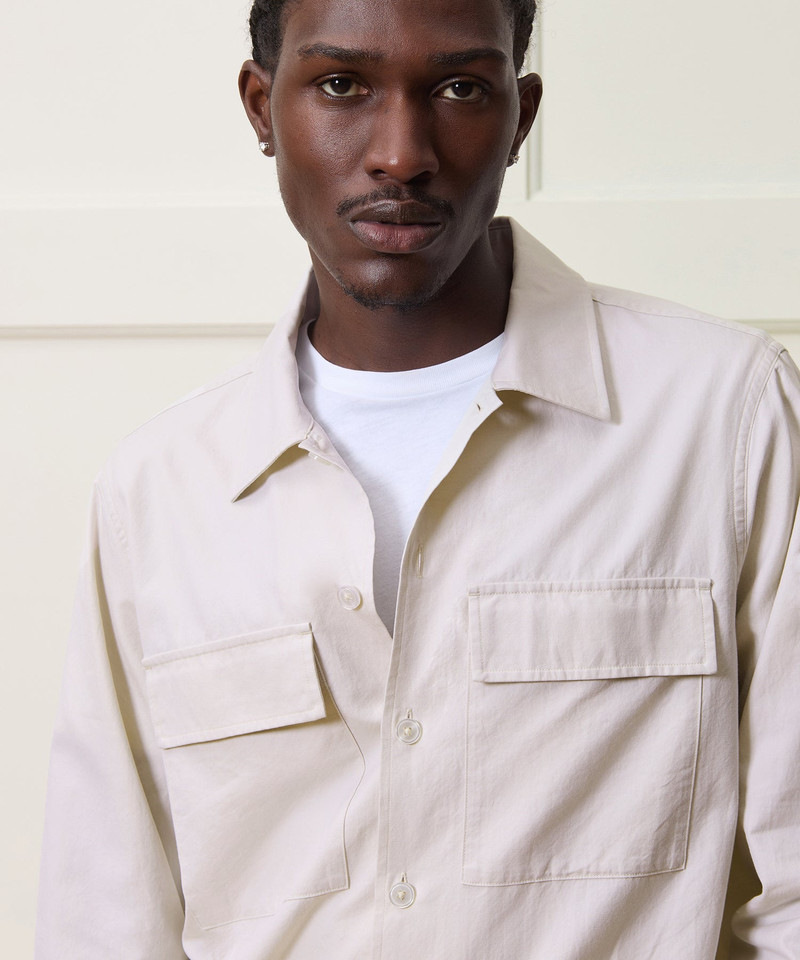 Relaxed Twill CPO Overshirt 4