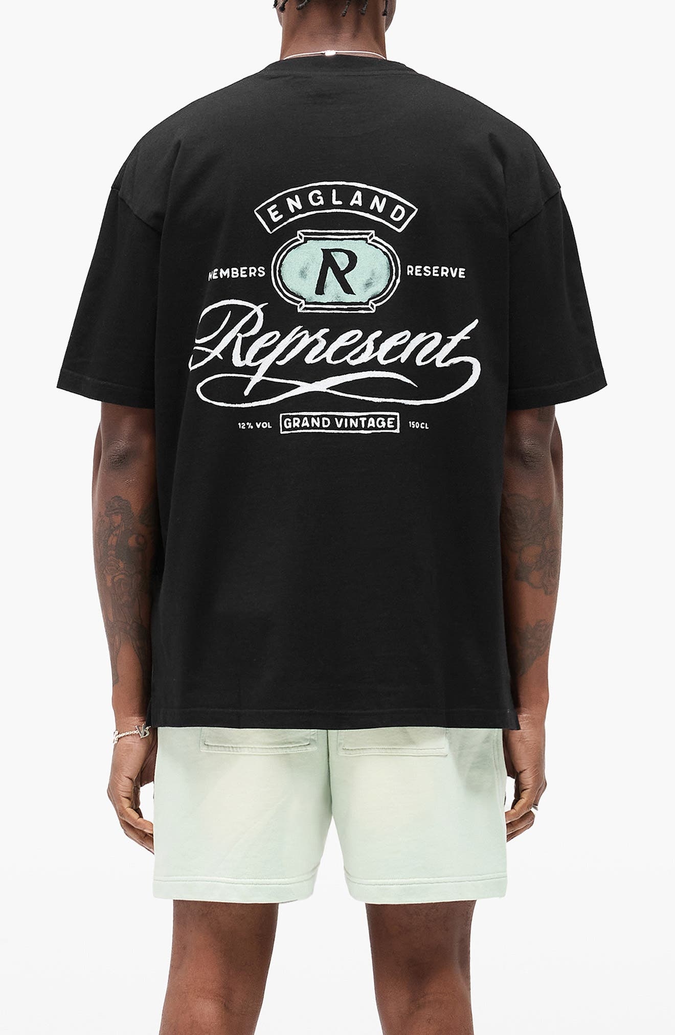 Represent Grand Vintage Graphic T-Shirt in Jet Black at Nordstrom - 2