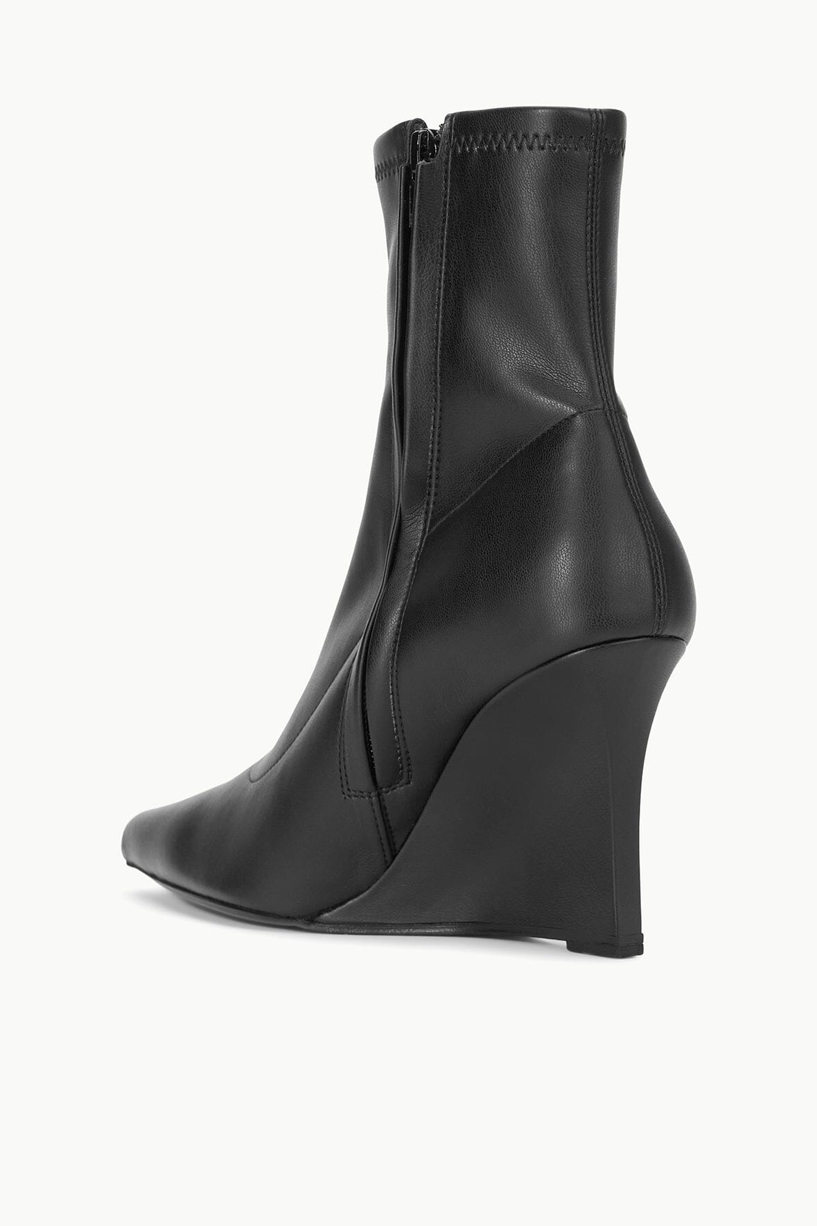 STAUD VESPER ANKLE WEDGE BOOT BLACK - 5