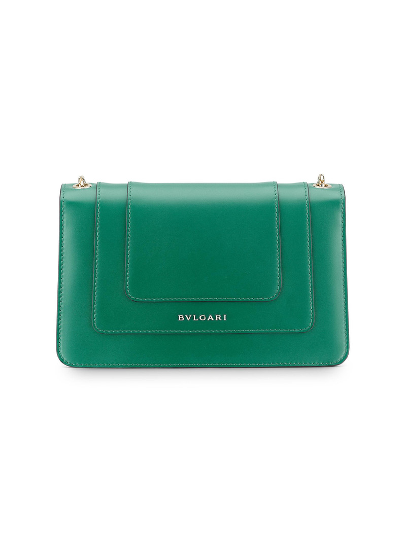 Women's Serpenti Leather Crossbody Bag - Emerald Green 4