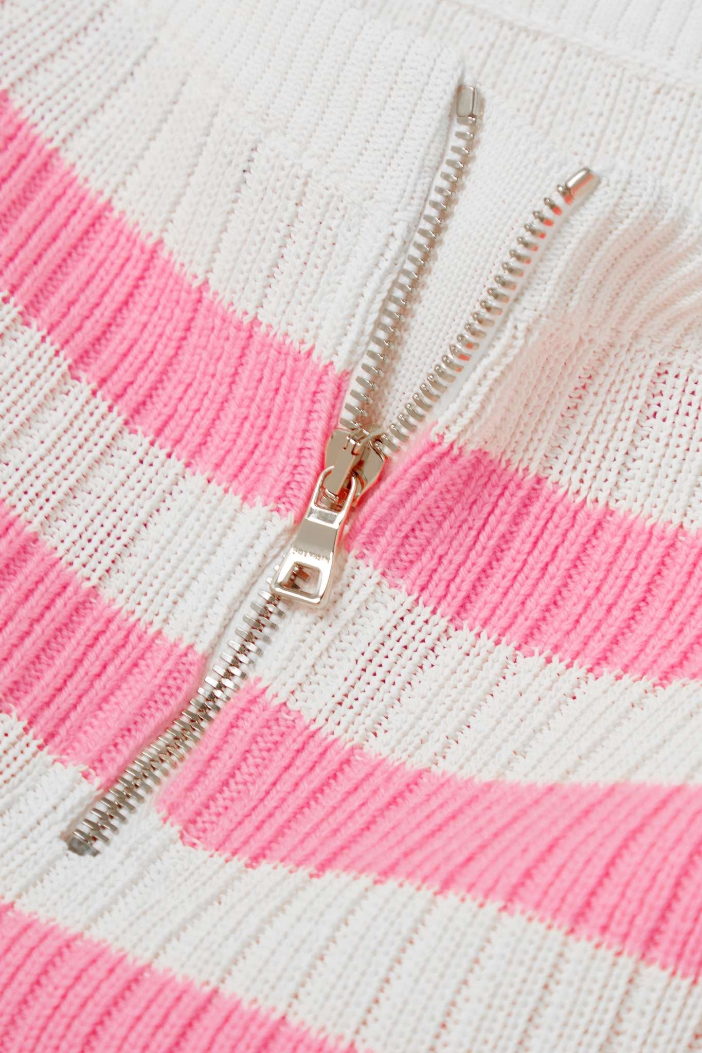 + Barbie striped ribbed-knit mini skirt - 5