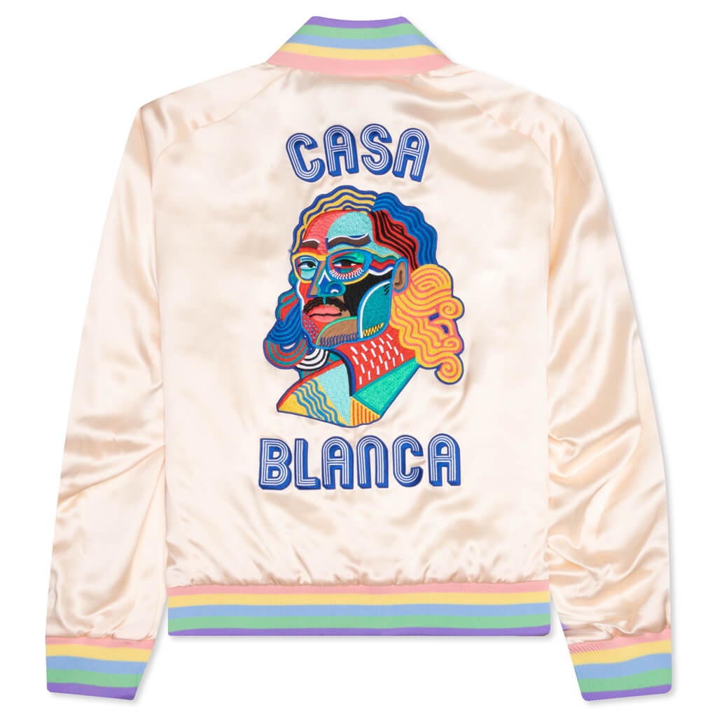 CASABLANCA MASAO SAN SOUVENIR JACKET - LIGHT PINK - 2