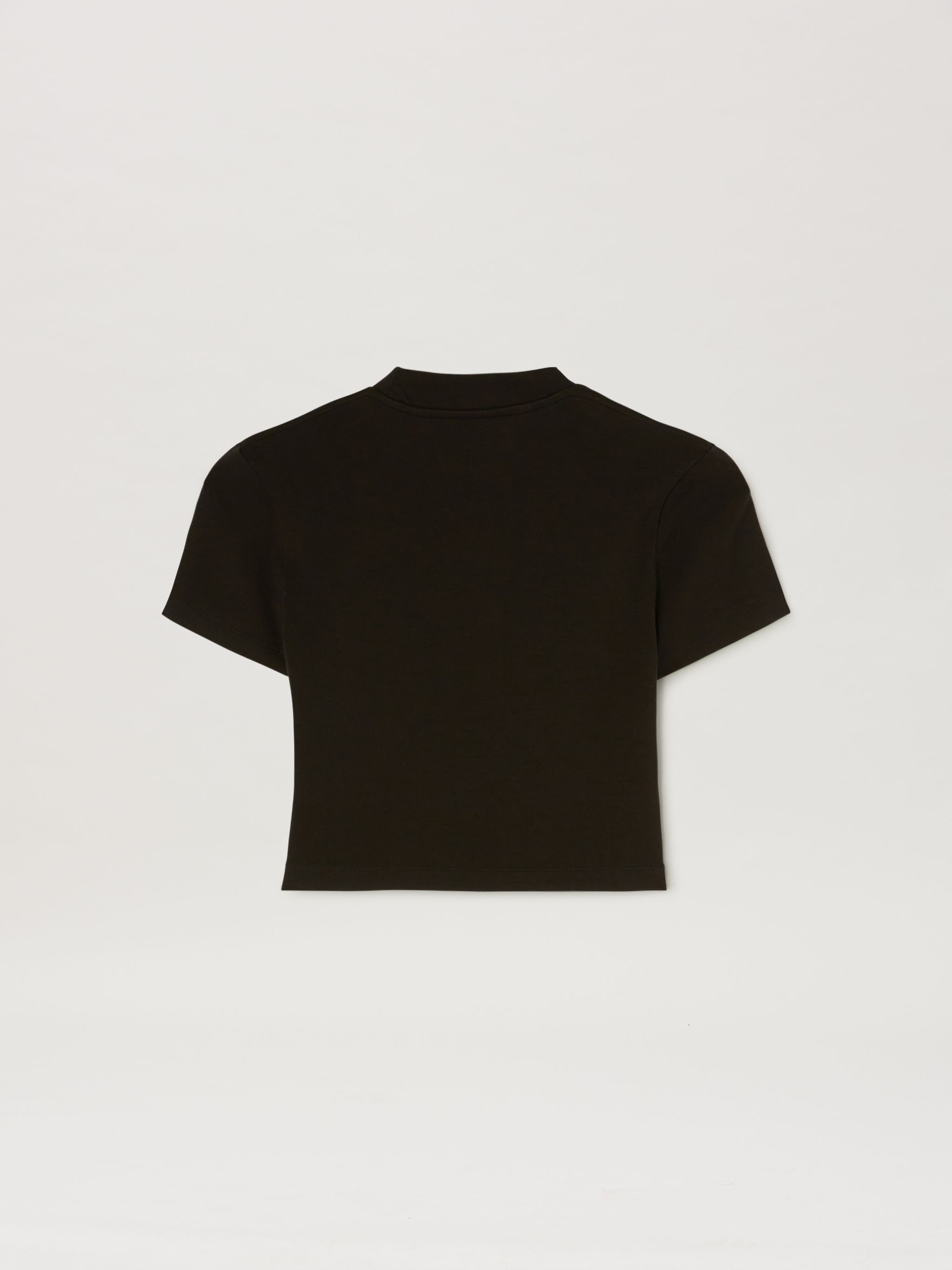 Logo fitted T-shirt black - 2