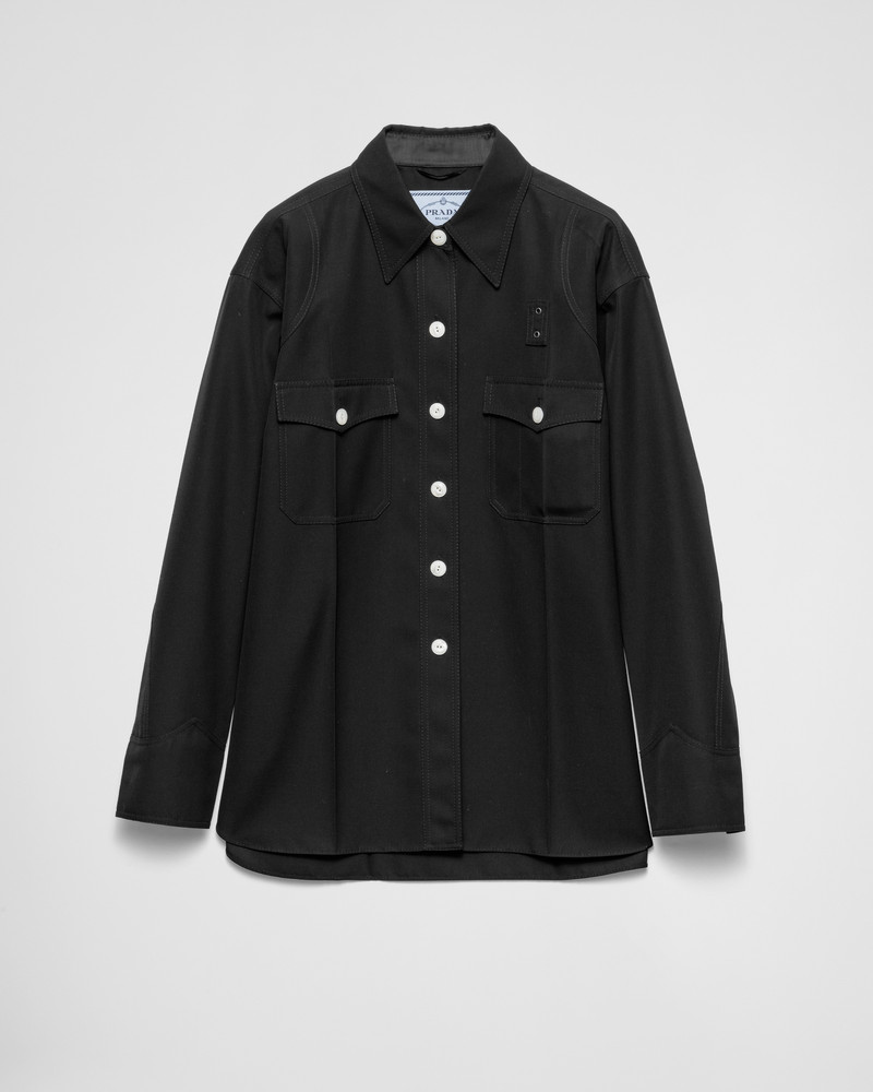Gabardine shirt 1