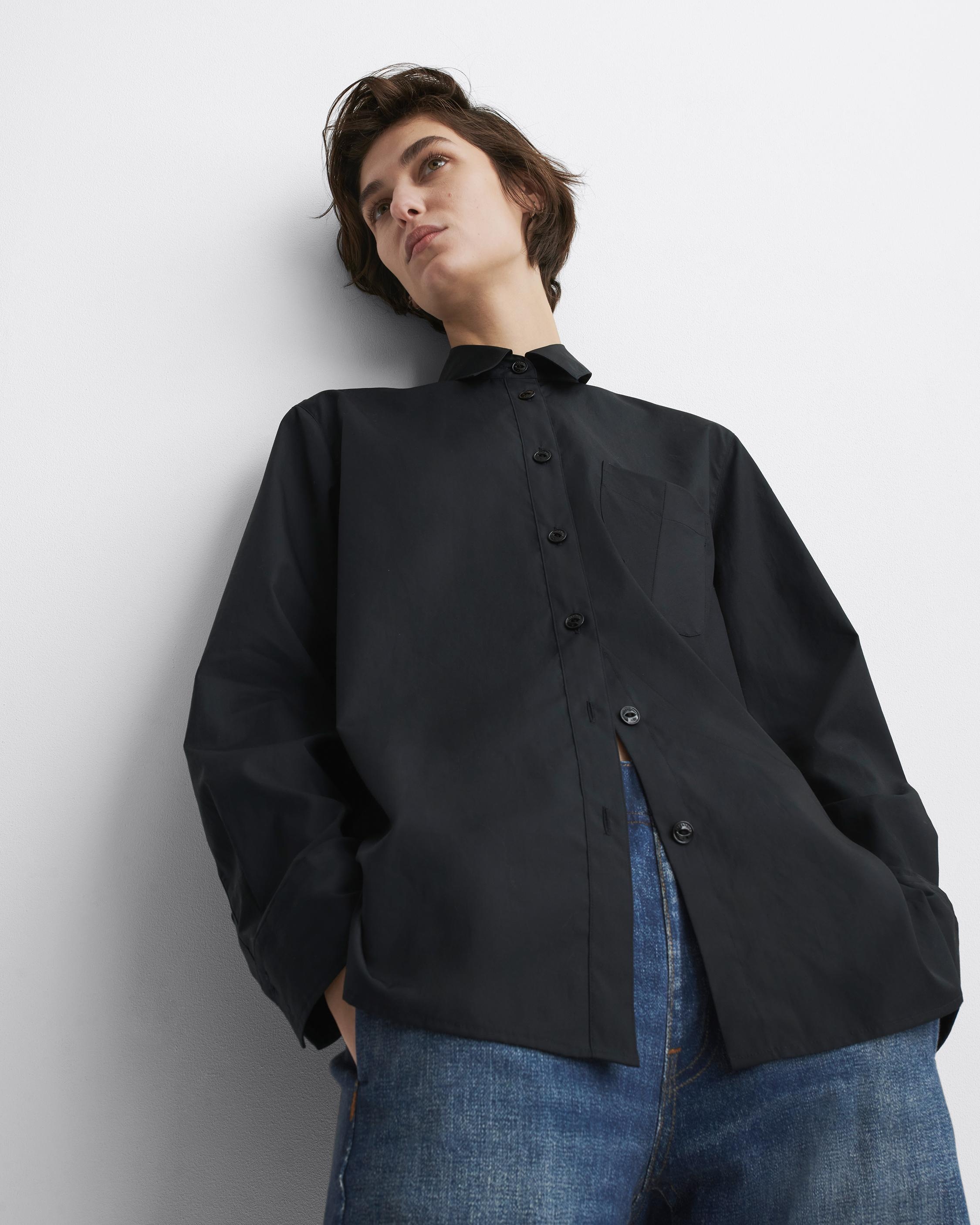 Maxine Cotton Poplin Shirt
Classic Fit Button Down - 6