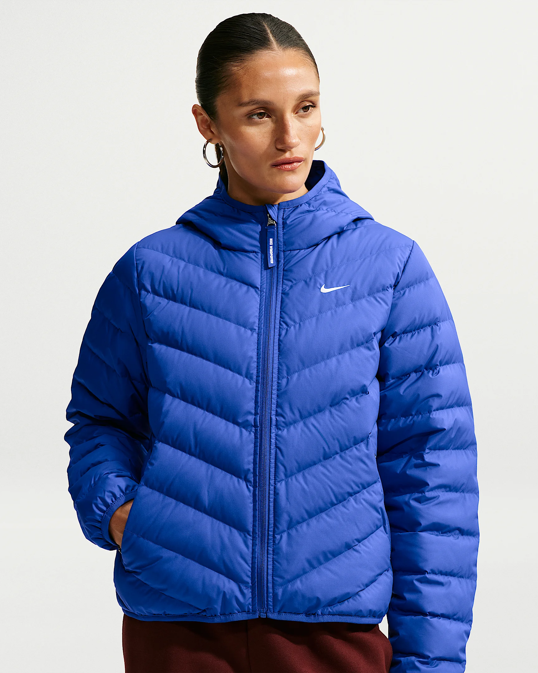 Nike Sportswear Windpuffer Women's Therma-FIT Hooded Down Jacket - 1